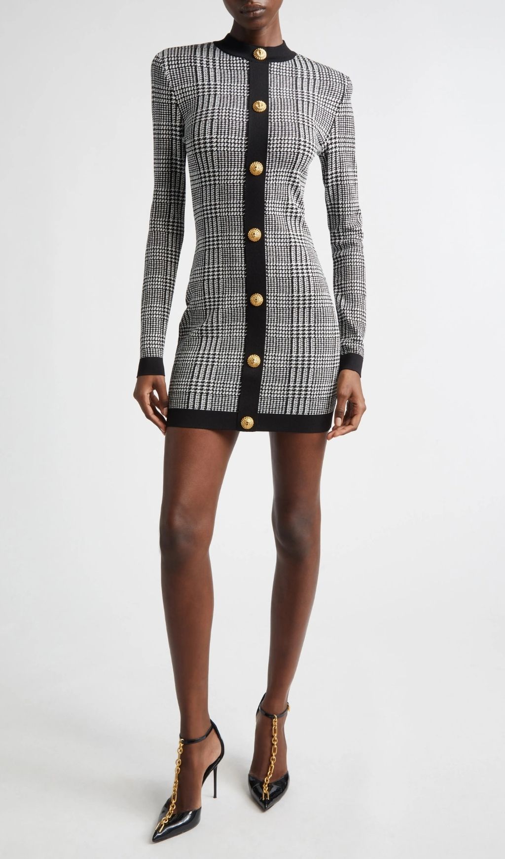 Fashionslee Women Karinda Long Sleeve Knit Mini Dress