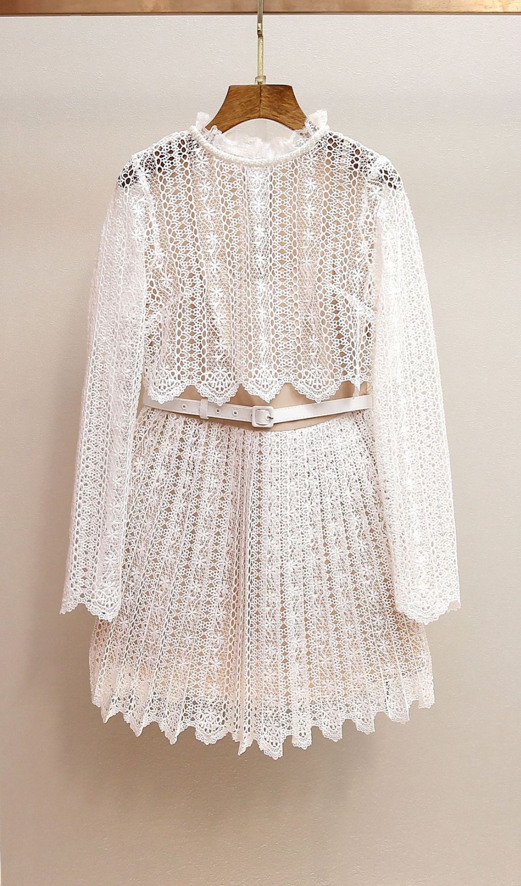 6ee85e3d24c8a897cca6bc61b51f23c6.jpg Fashionslee Women Organza Lace Mini Dress