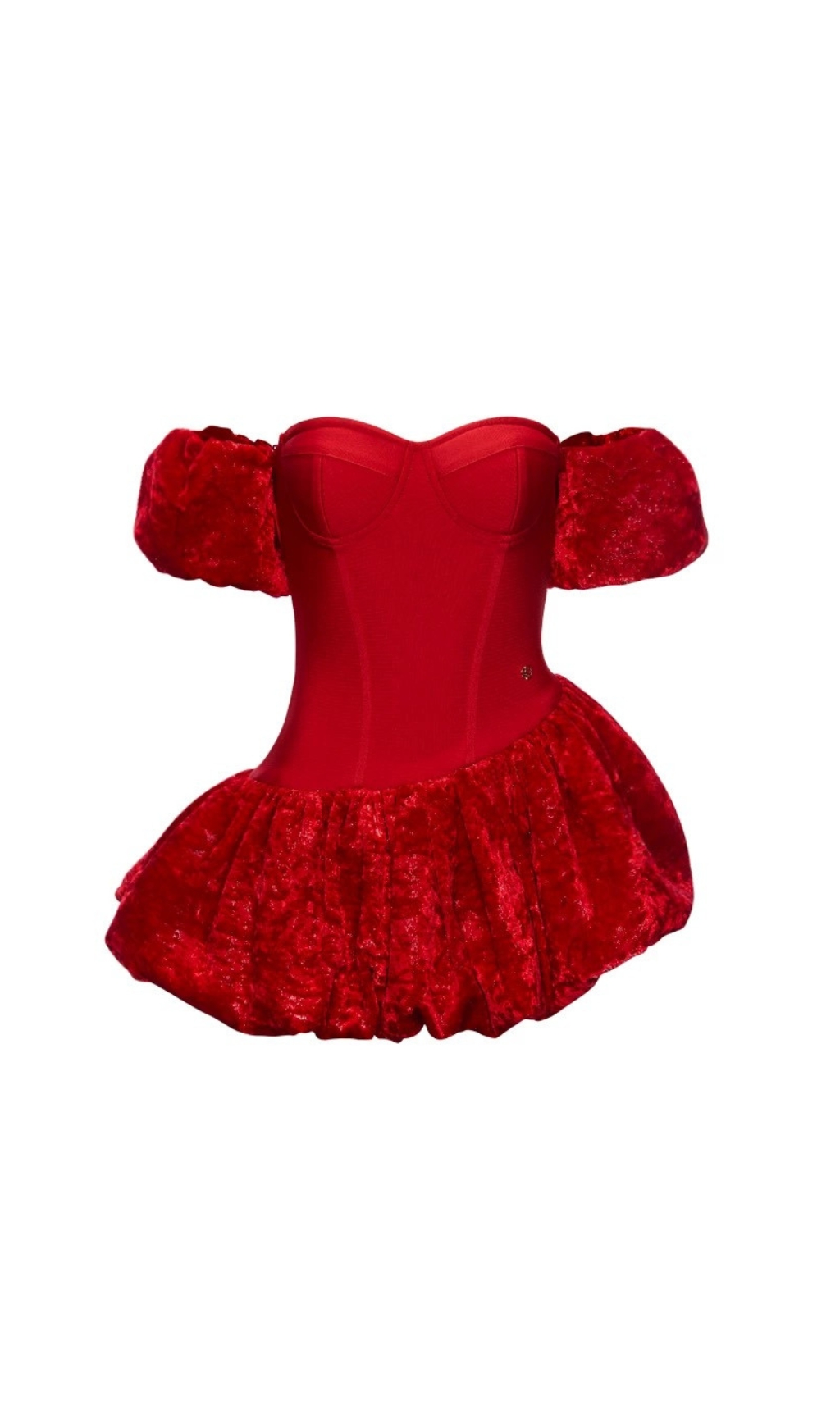 6f31bafc41911b71856147c4500bba00.jpg Fashionslee Women Dalinda Red Off-Shoulder Mini Dress