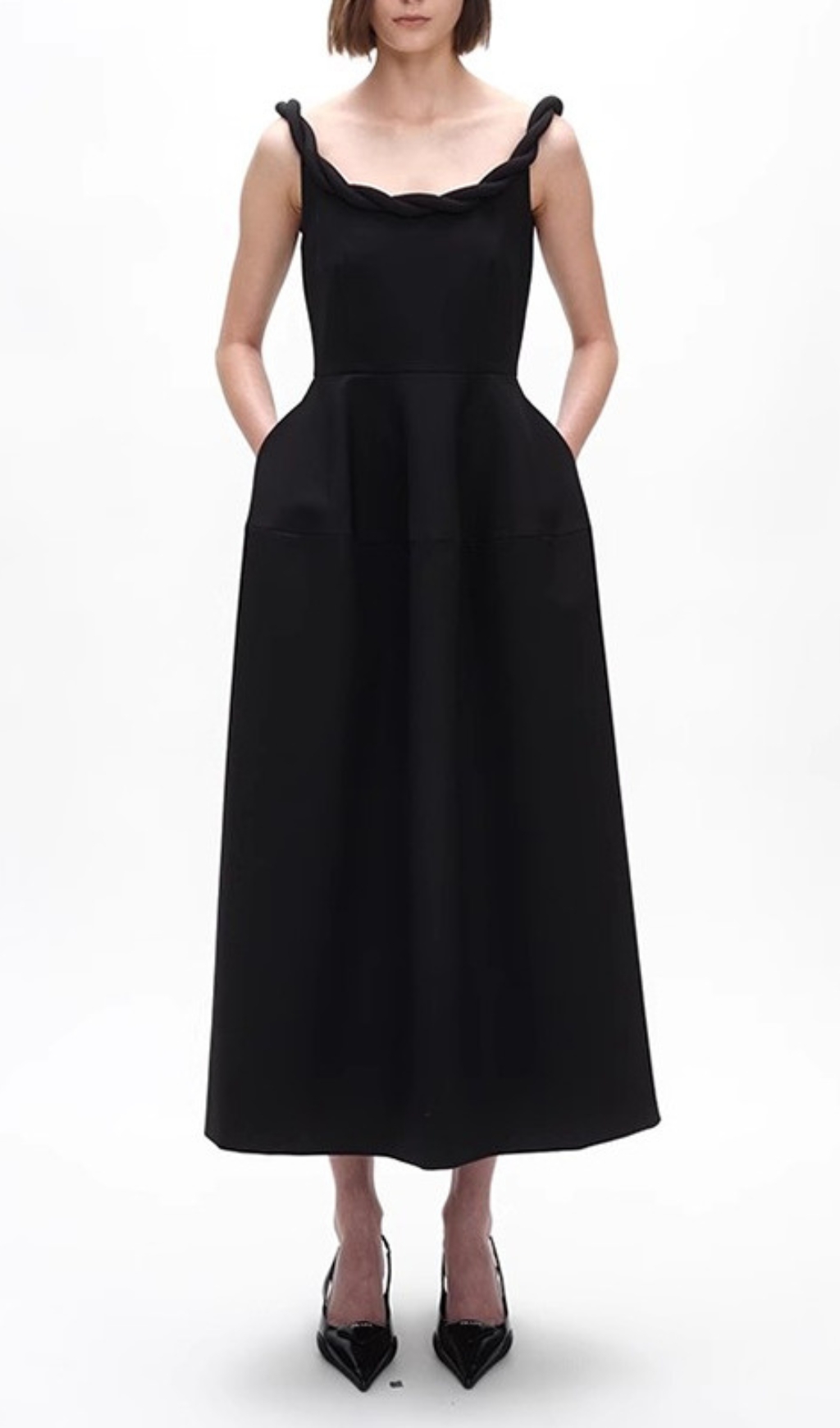 6fd3bdda63e2d2ee37e3d07eb4ab6ea5.jpg Fashionslee Women Emmet Black Backless Midi Dress