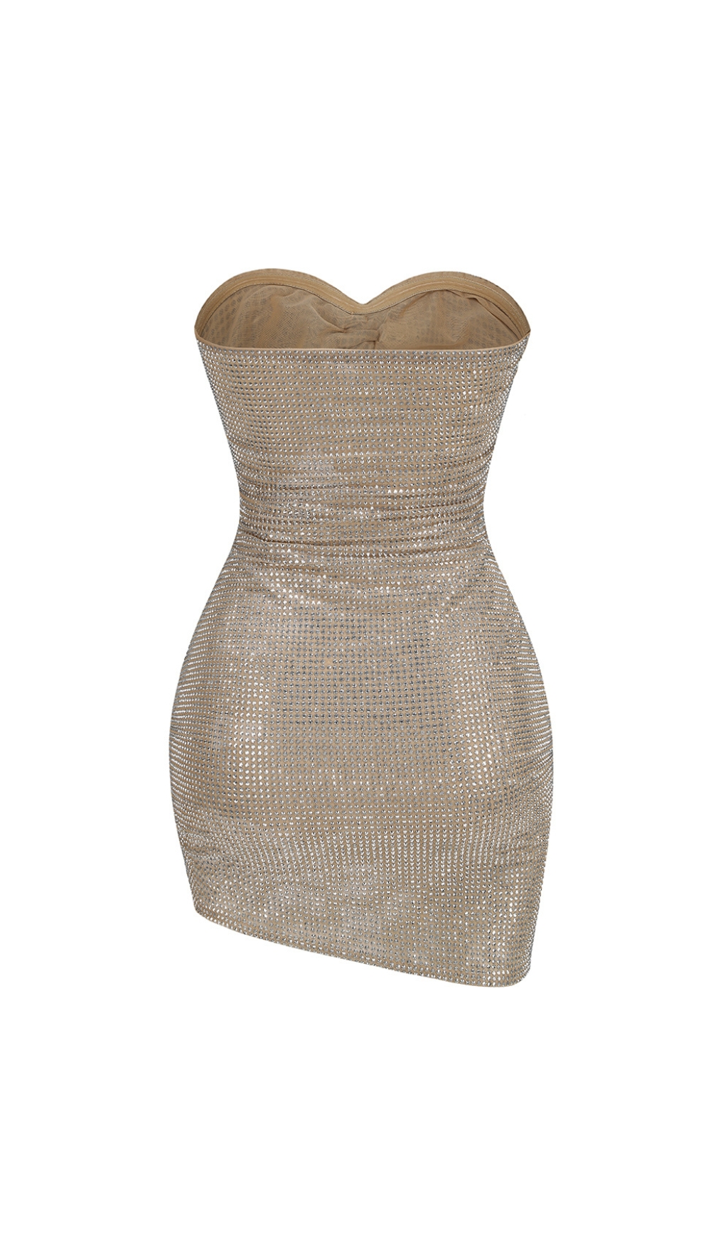 6fee910a0517224a93f3957c67e9c8ac.jpg Fashionslee Women Calida Strapless Flower Cutout Crystal Mini Dress