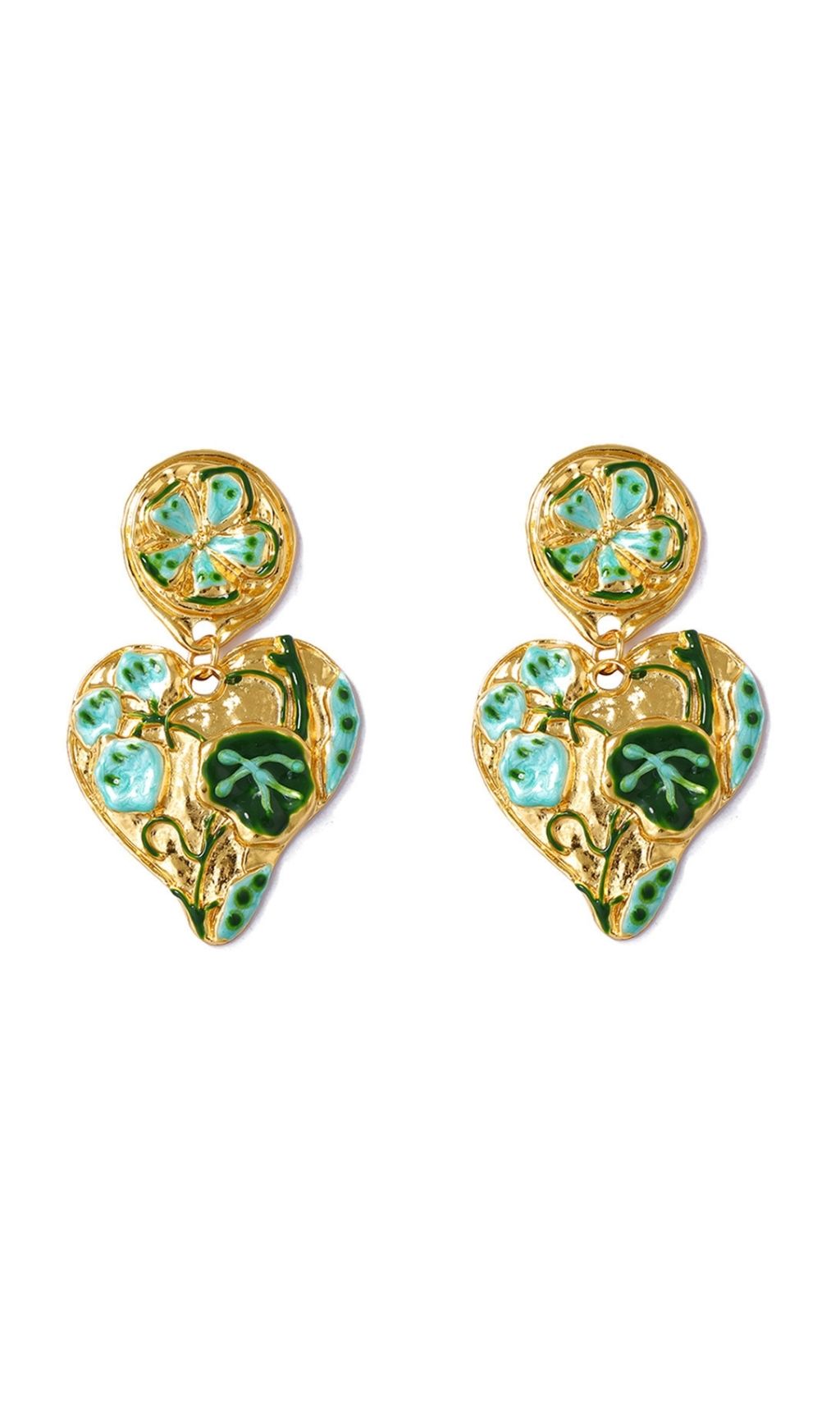LOVEBIRD HEART DROP EARRINGS – TRENDING GIFT - OWNCI