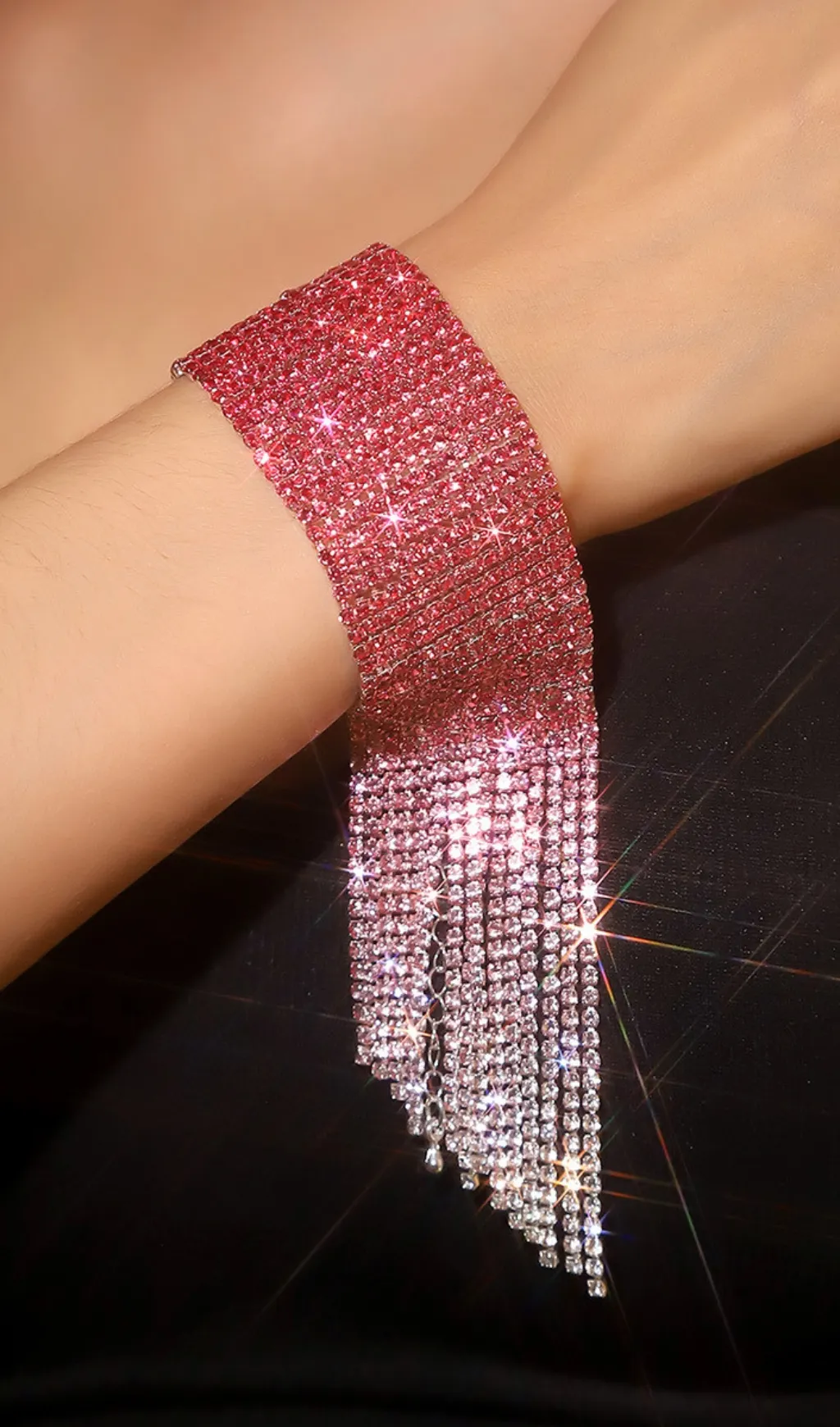 TRENDING PINK RHINESTONE BRACELET MUST-HAVE