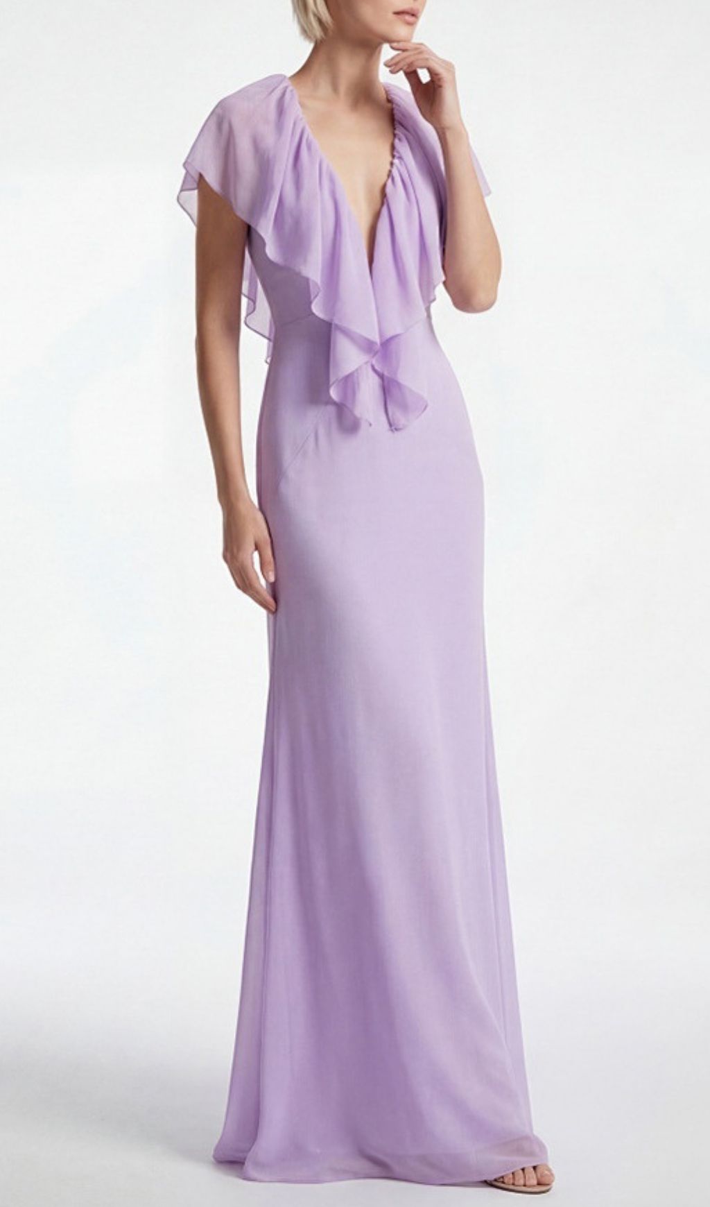 70ef6dd1ae920b20356c296ac767a79b.jpg Fashionslee Women Simona Deep V-Neck Backless Maxi Dress in Purple