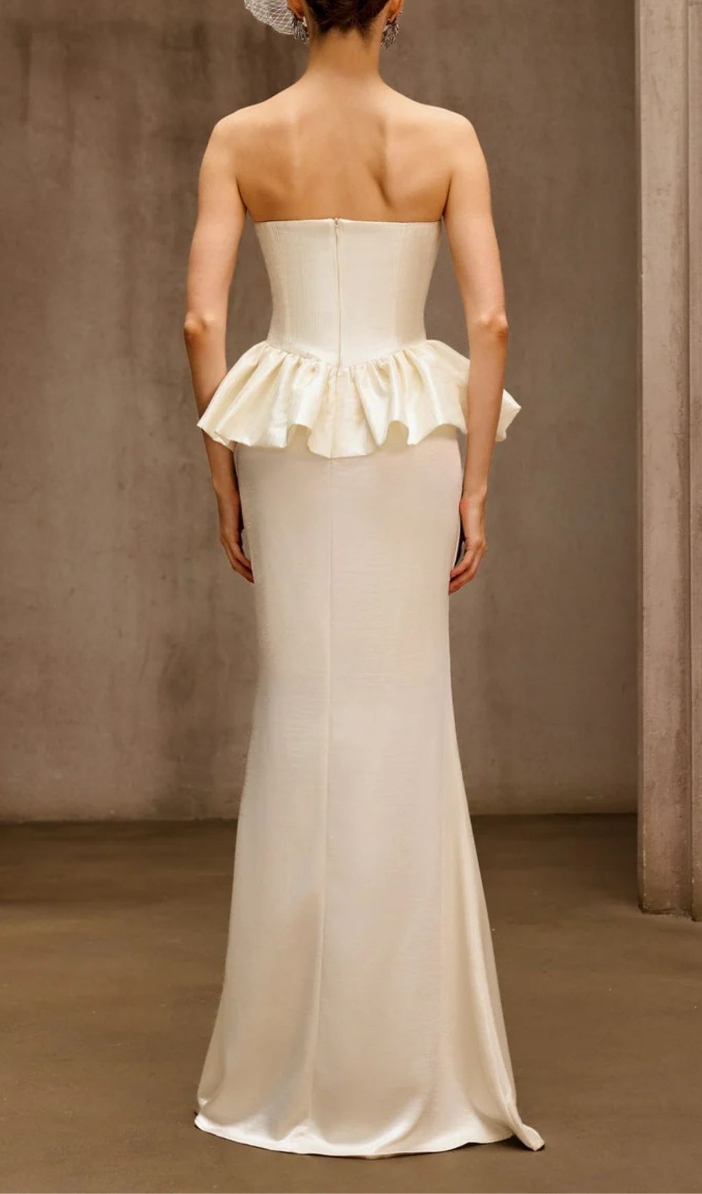Fashionslee Women Dysis Strapless Pleated Maxi Dress