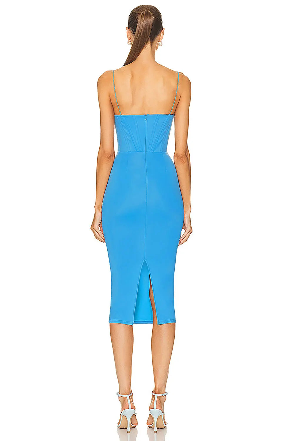 729c5369ee471ede0a77de44988b6b17.jpeg Fashionslee Women Strappy Corset Midi Bandage Dress In Blue