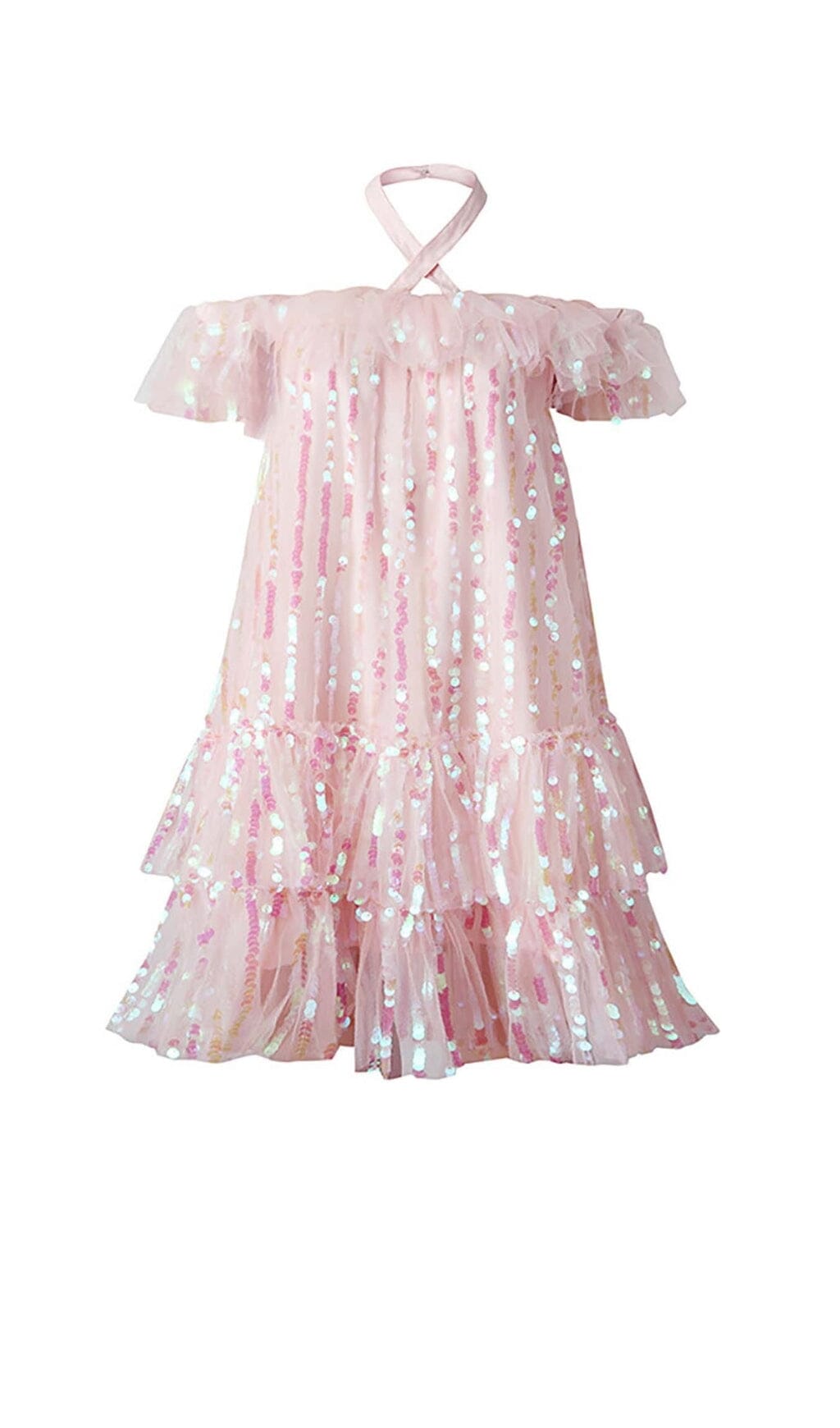 72e62fd34656d8489b8f701723887321.jpeg Fashionslee Women Halter Sequins Mini Dress In Pink