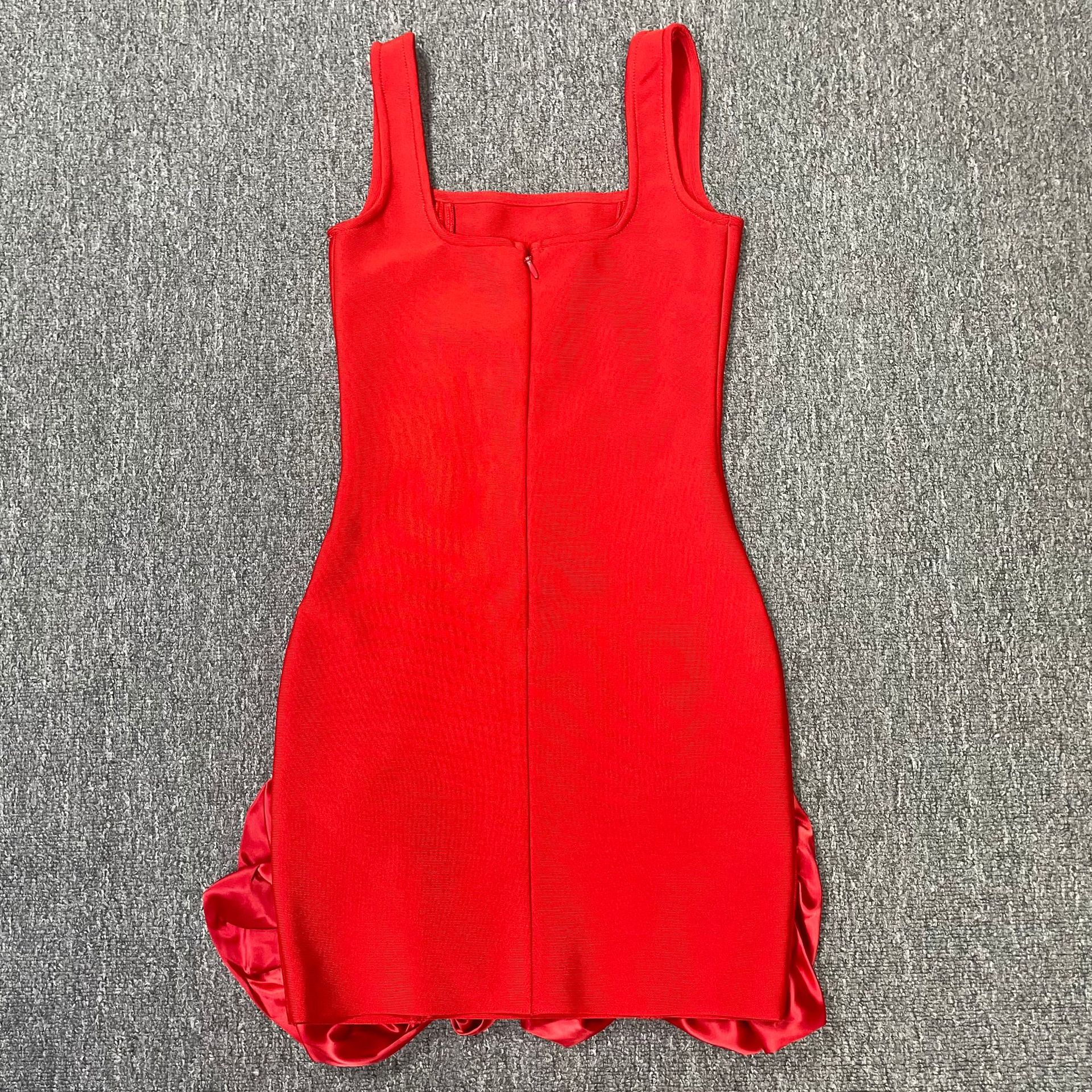 73141c459de5b464c6b0d4932fa79bb4.jpg Fashionslee Women Gavan Flower Diamante Bandage Mini Dress