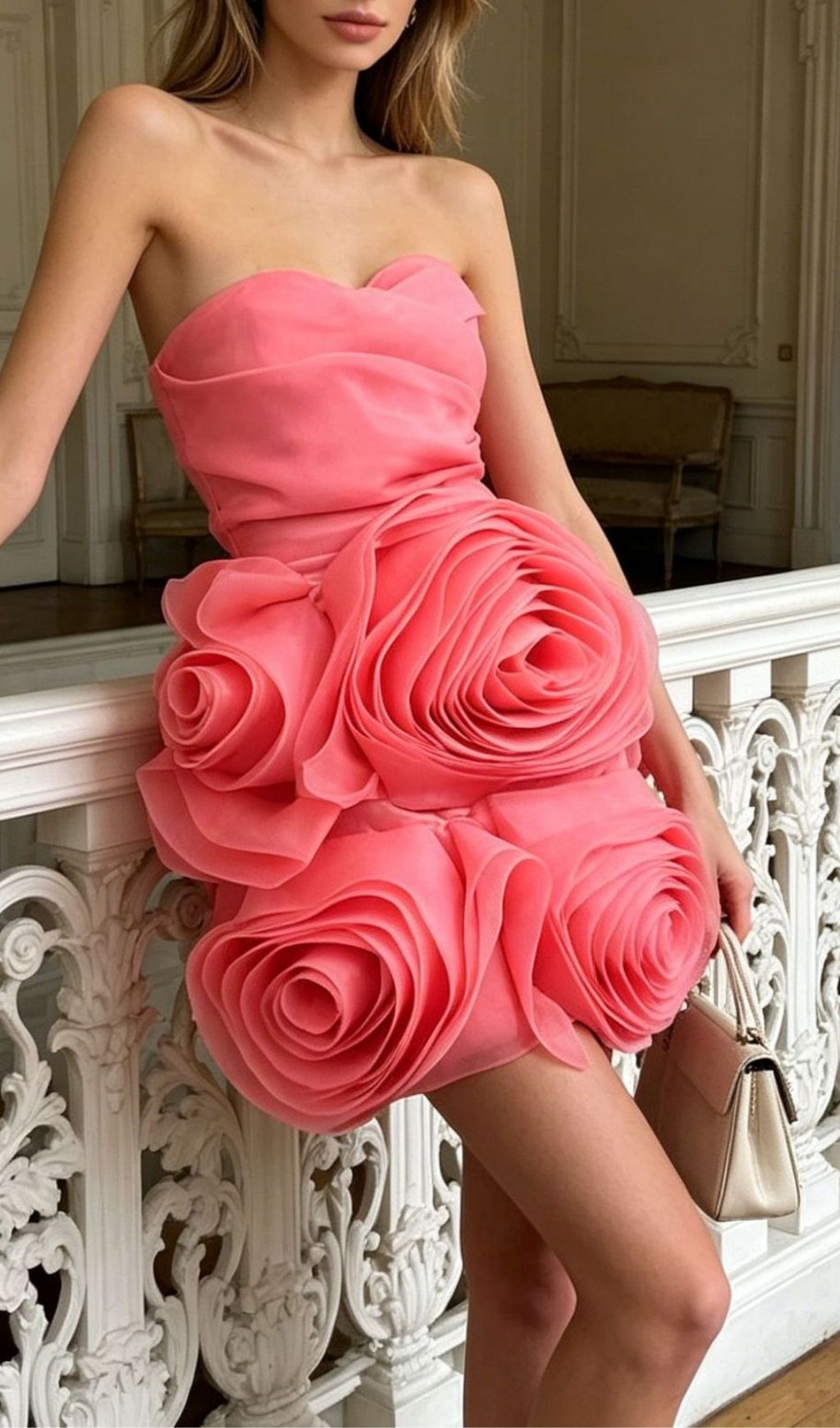 TRENDING STRAPLESS FLORAL MINI DRESS - OWNCI TRENDING STRAPLESS FLORAL MINI DRESS - OWNCI