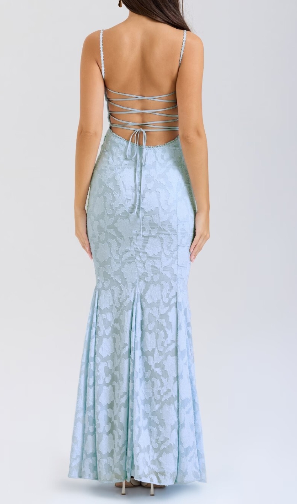 735ffdffd83e9d5c43d5734d297d6347.jpg Fashionslee Women Cili Blue Lace-Up Fishtail Maxi Dress