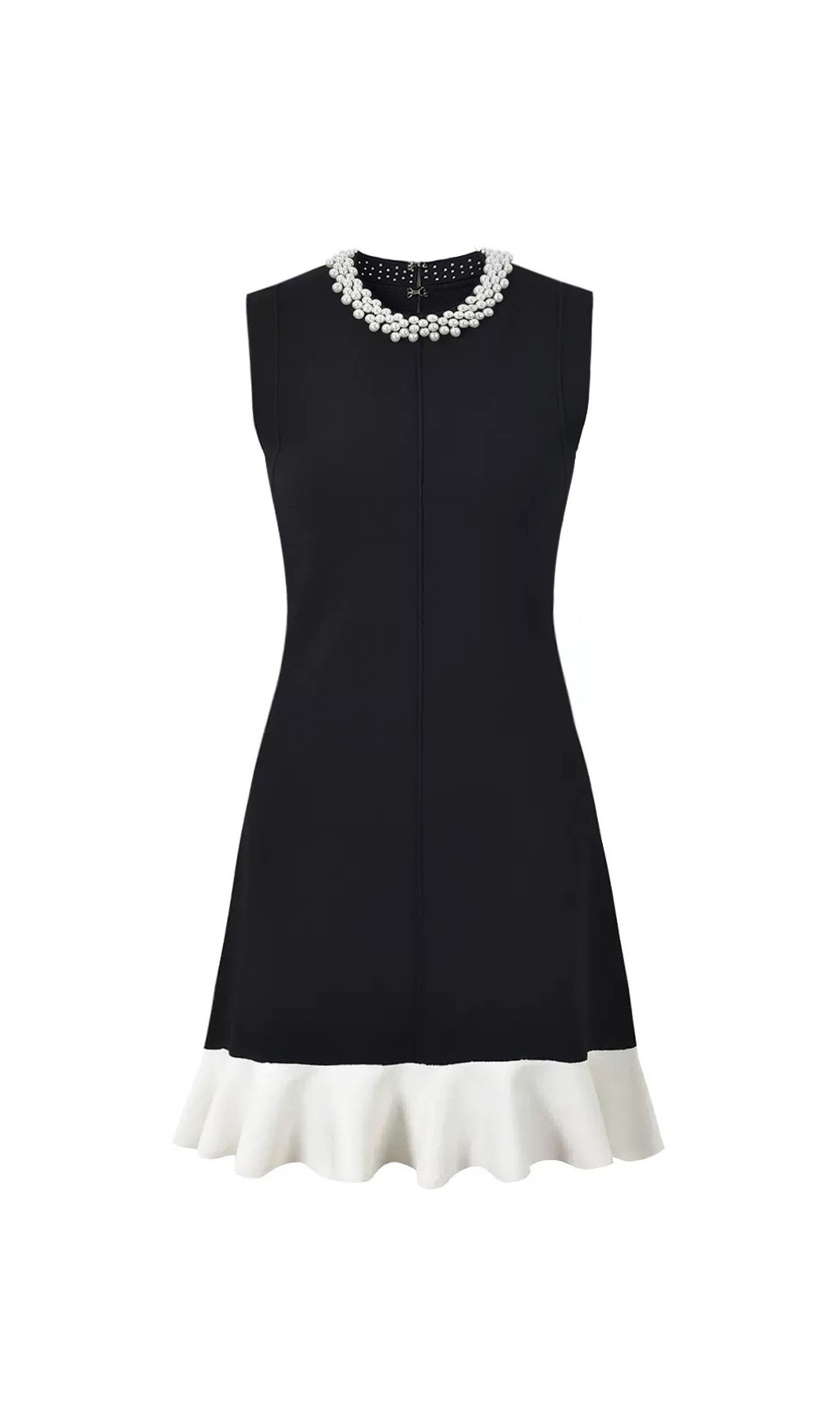 73fa19a996c06981069ad61196aac68d.jpg Fashionslee Women Ernie Black Bead Mini Dress