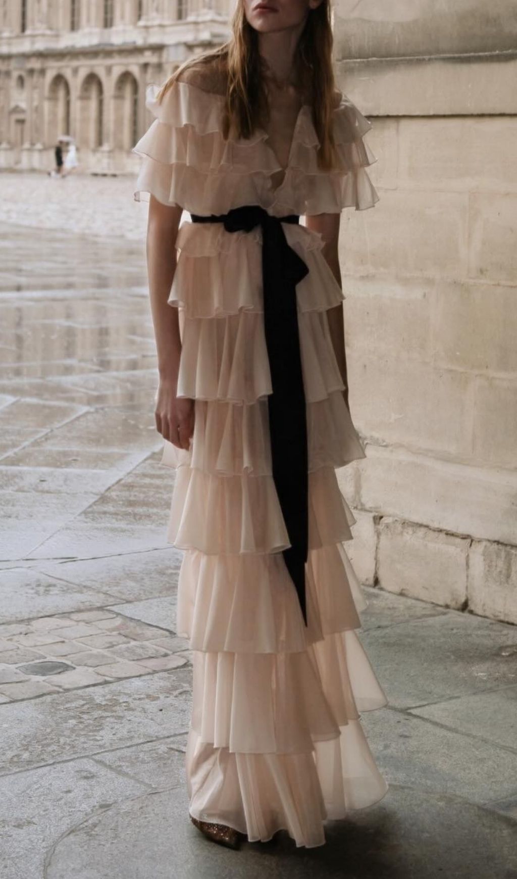 7421e41c3fa84729a4266e688502744b.jpg Fashionslee Women Kondo Ruffle Layered Maxi Dress