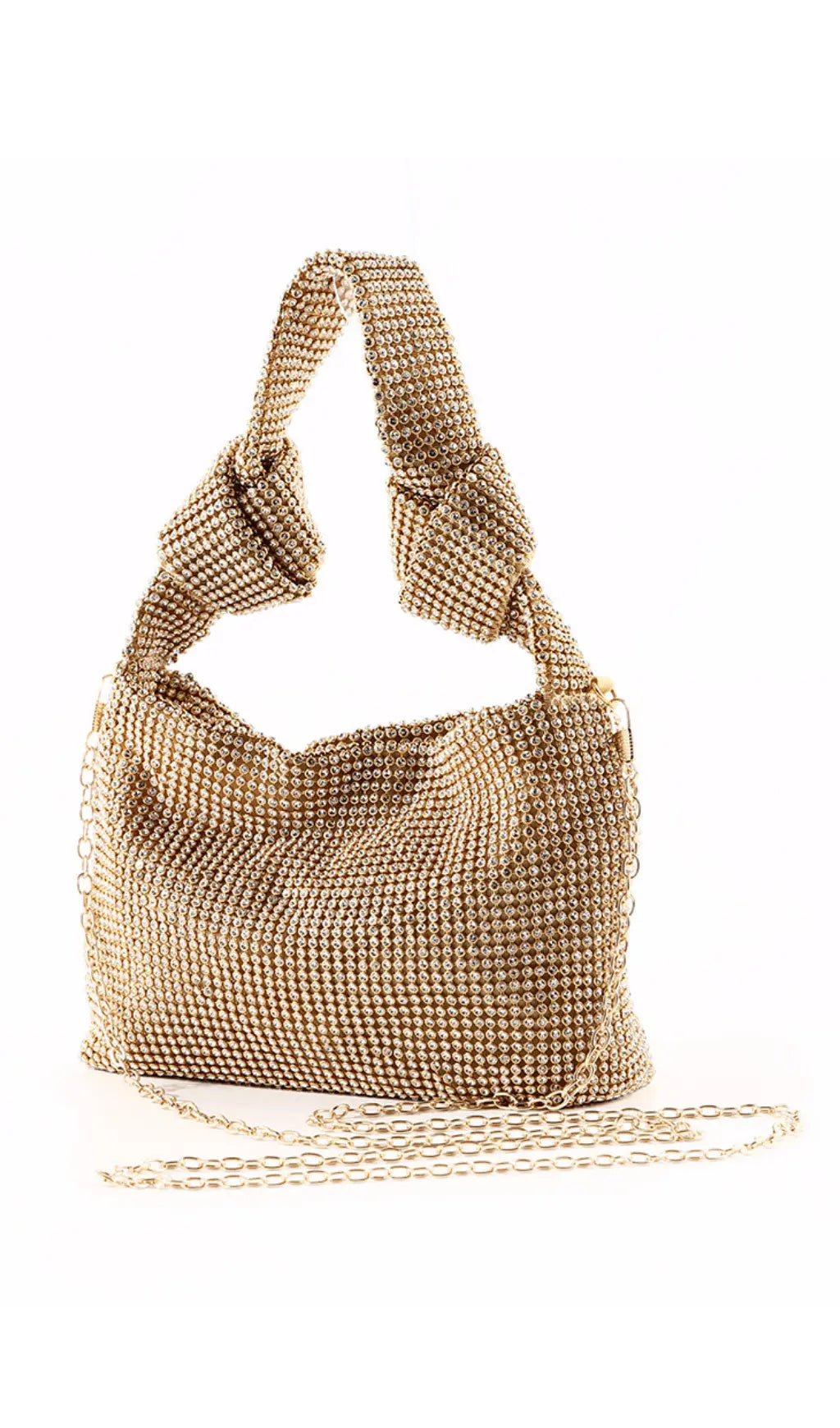 74559ee4372e6626c459cd9fec061d7f.jpeg Fashionslee Women Crystal Handbag - Sliver