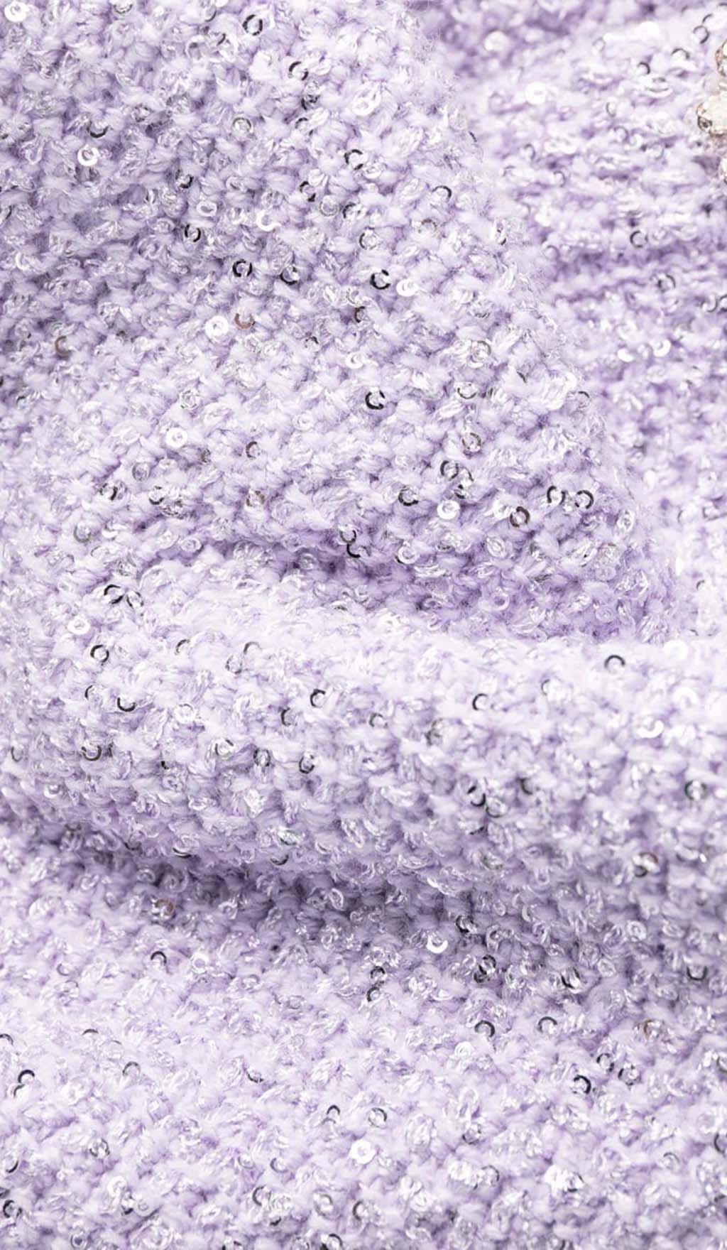 74c56615c5b9f47d2c67ec4da9a706d1.jpeg Fashionslee Women Crystal-Embellished Button Mini Dress In Lilac