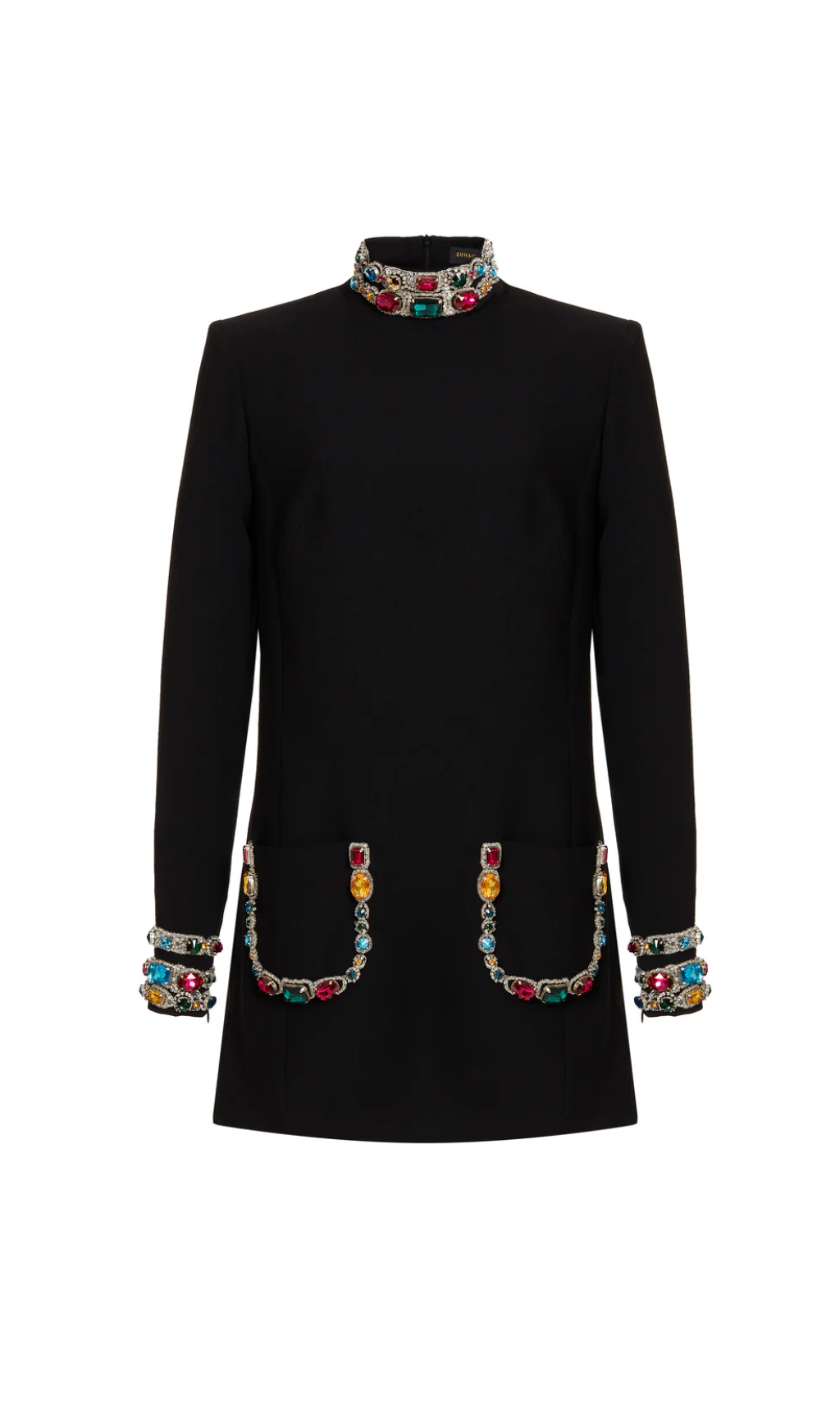 75958db860a6bdb6b9c5a49bdd096a2a.png Fashionslee Women Arline Bead-Embroidered Mini Dress