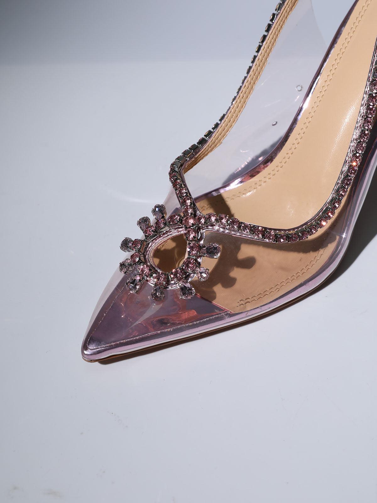 75b77b9fe6436980bb66136fb3814c15.jpeg Fashionslee Women Crystal Cutout Embellished Pumps In Pink