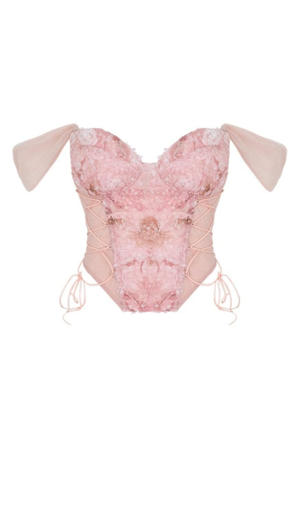 7700bee2e91cf003fc2e6fe695124854.jpeg Fashionslee Women Floral Embroidery Lace Up Corset Top