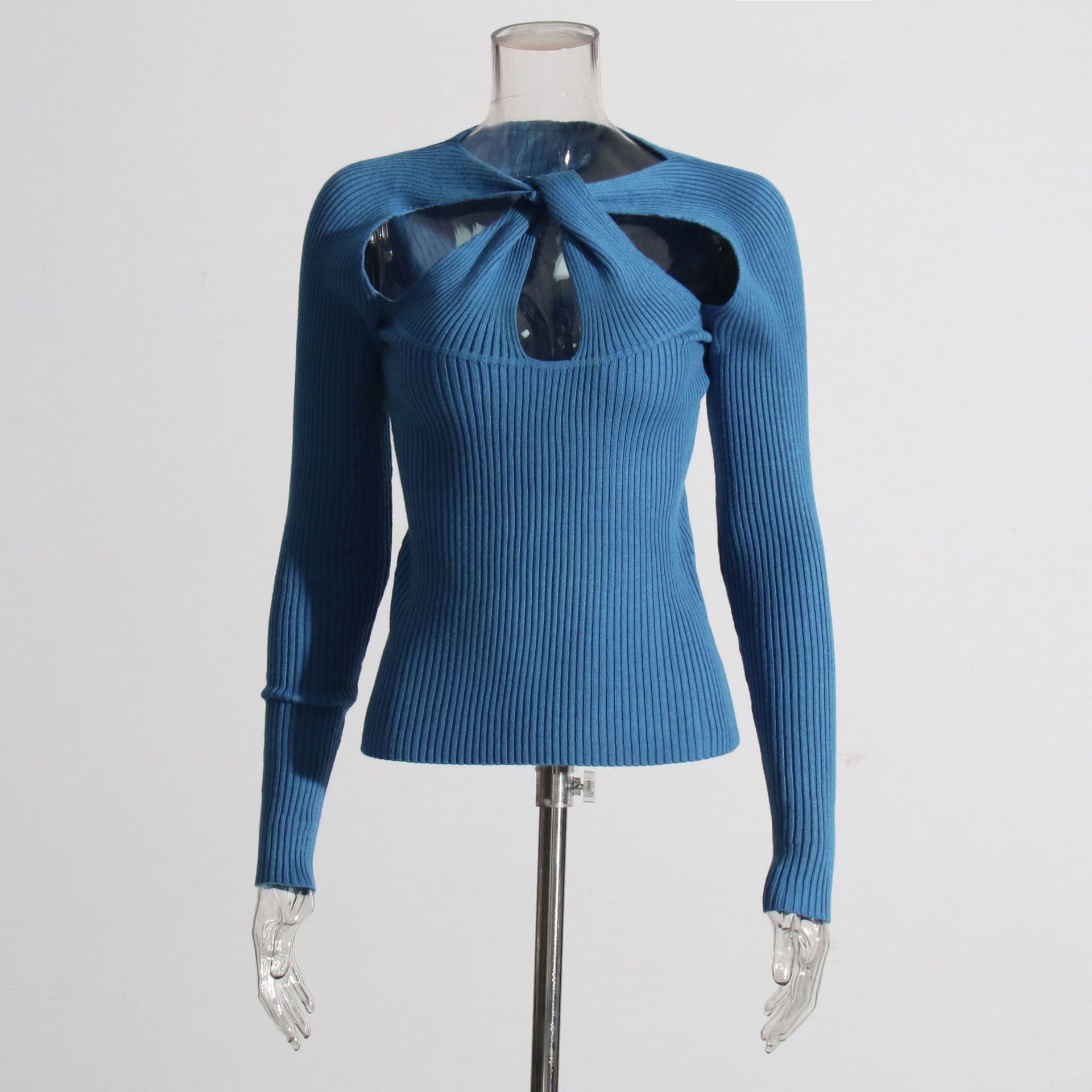 Fashionslee Women Ilana Long Sleeve Knit Top