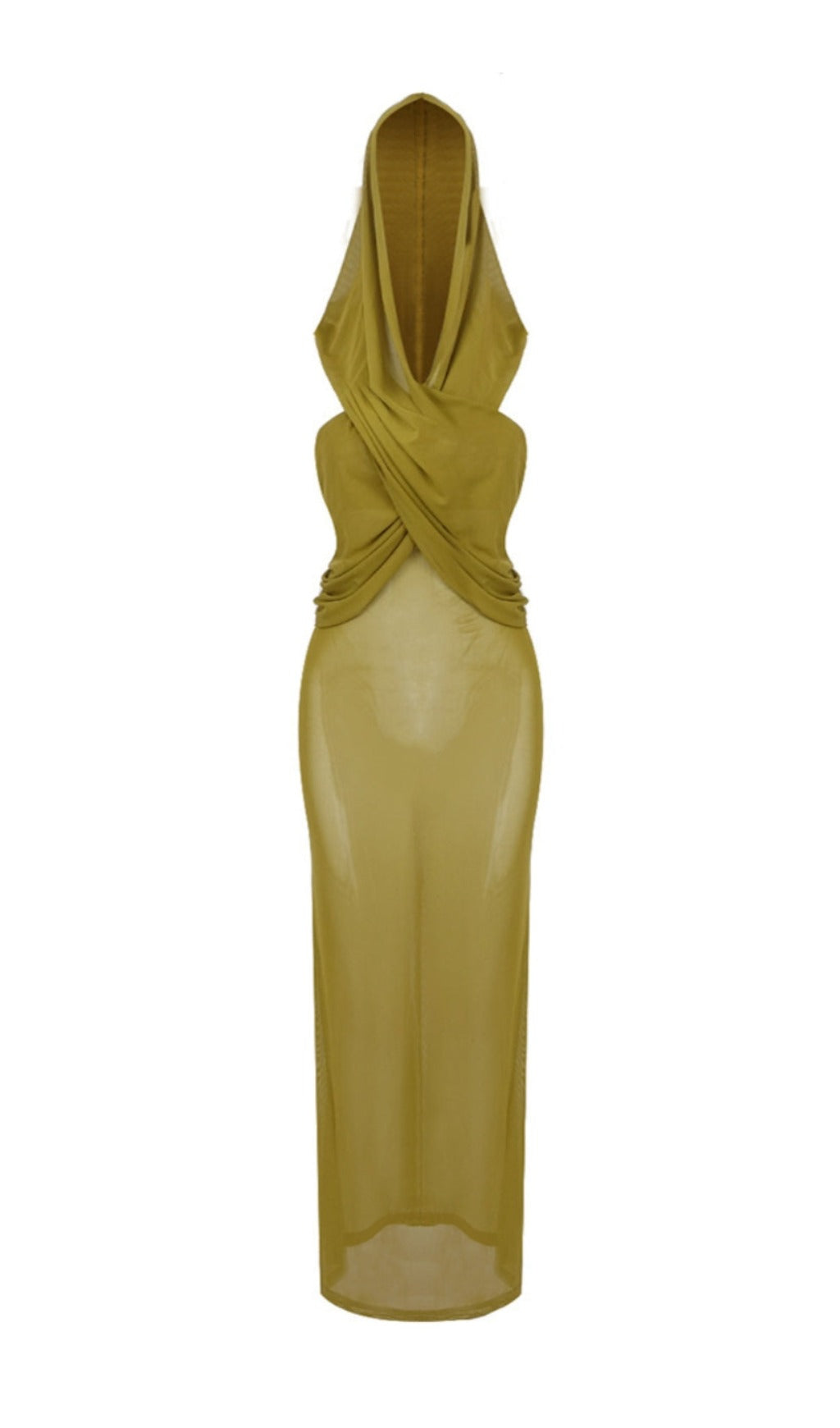 77af69f7cfd187f82af935066f9d88e4.jpeg Fashionslee Women Ginger Sheer Evening Gown With Draped Hood