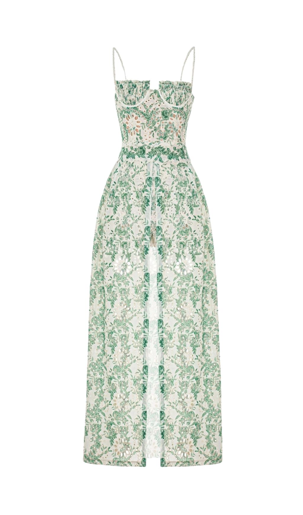 77f7630c1982fecb751f301ad98dd95b.jpg Fashionslee Women Kolby Green Printed Maxi Dress & Shorts Set