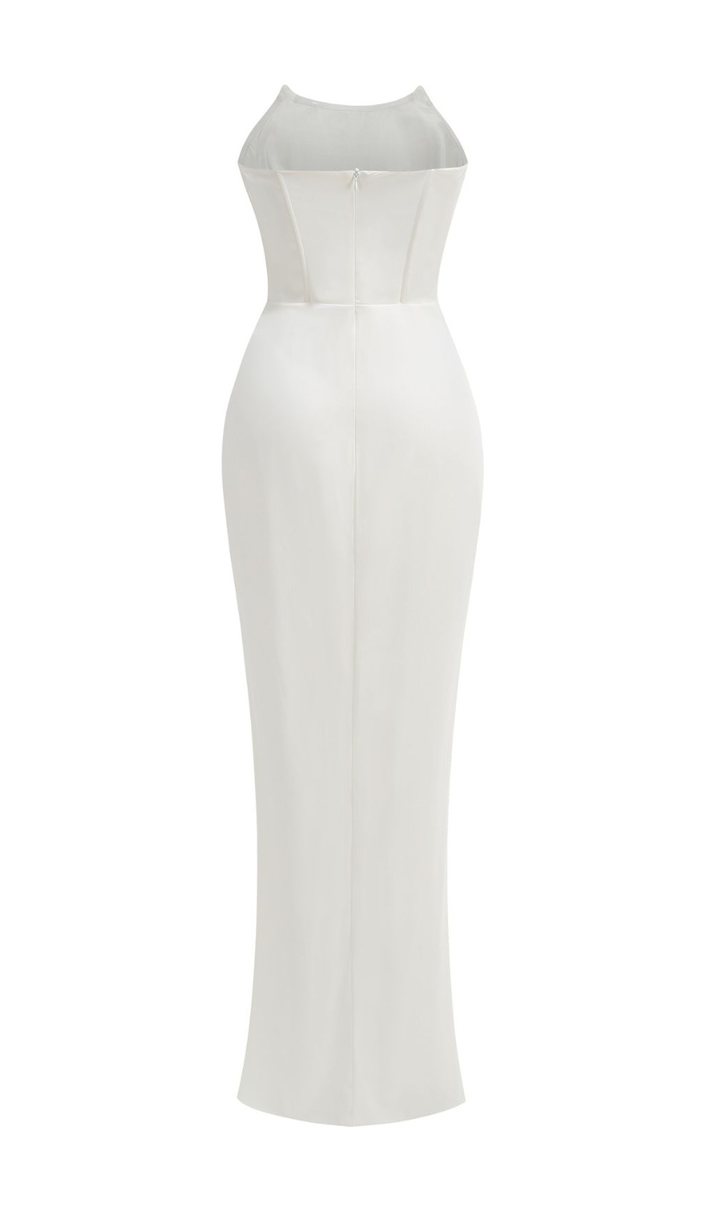 7802e8f4814889bfd3d80ad3a3346505.jpg Fashionslee Women Fabiana White Corset Maxi Dress