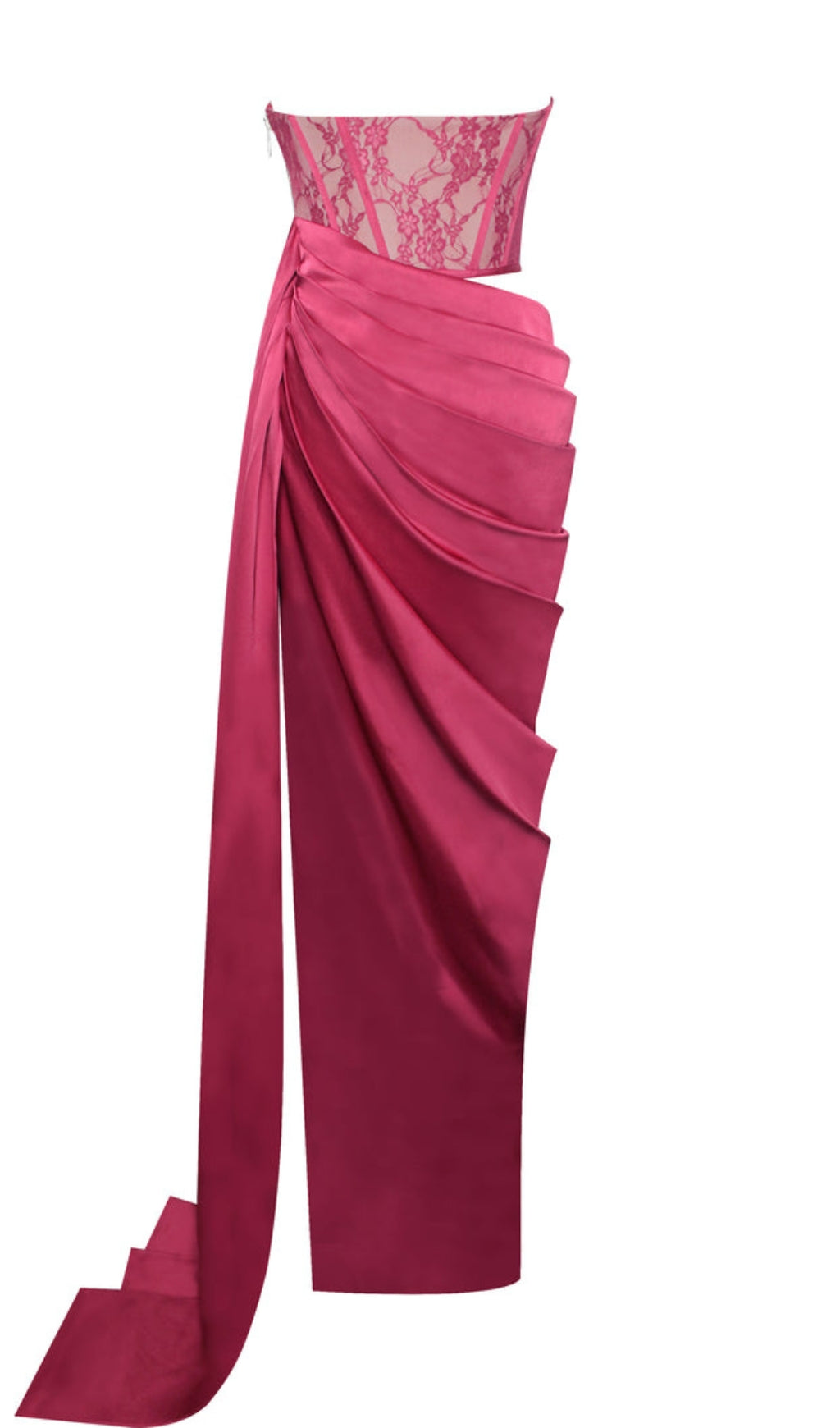 780ef3626dfe75e773ca2ca941918b91.jpeg Fashionslee Women Corset Satin Pleated Maxi Dress In Red