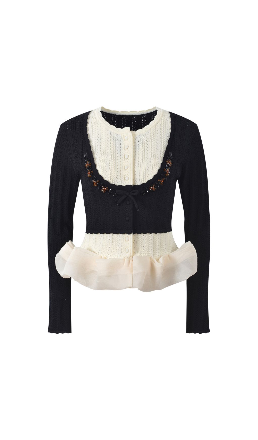 782c5706c9a34fb114f4ef3d2c40fd94.jpg Fashionslee Women Gréco Embellished Cardigan
