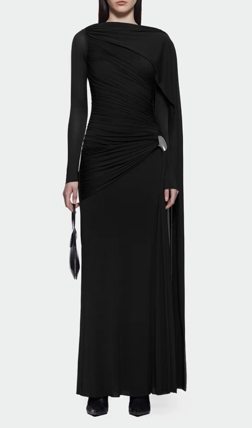 78c5586b569f824dcf2c050e696f1c24.png Fashionslee Women Hanayo Ruched Long Sleeve Maxi Dress