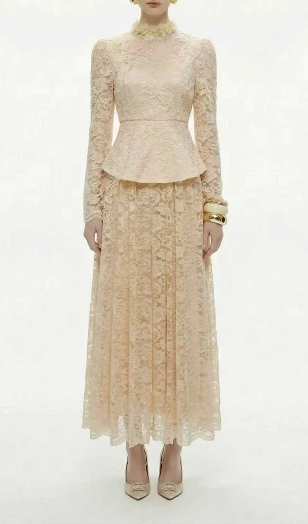 799f18a1e5bdeccccb95ac5a74d7ecc8.jpg Fashionslee Women Kaylynn Lace Long Sleeve Two-Piece Set