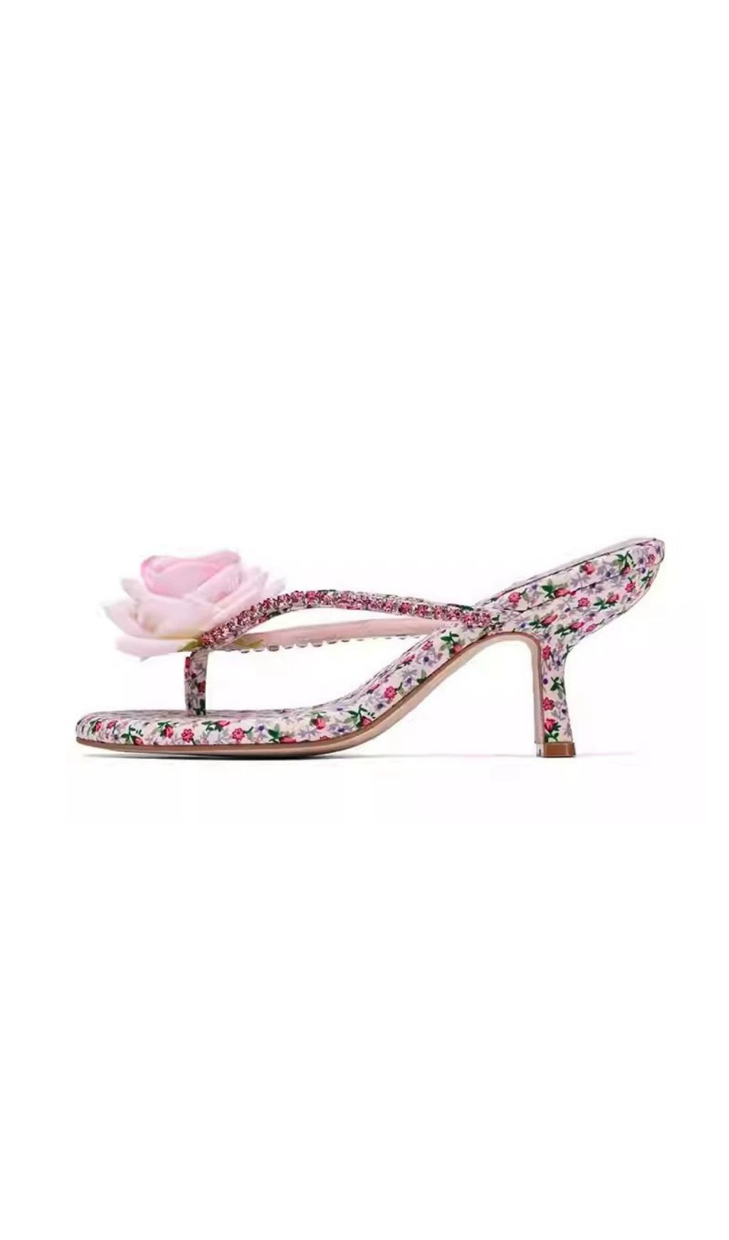 Fashionslee Women Kyriè Floral High-Heeled Sandals