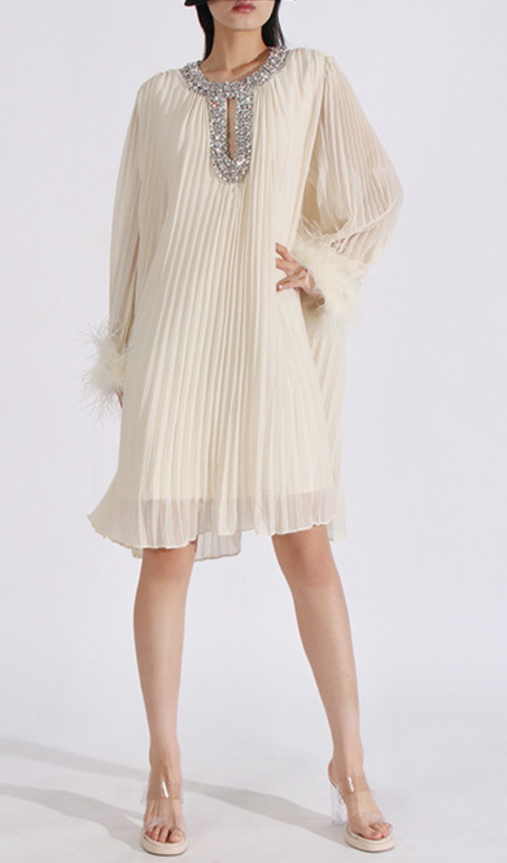 7a2bda9cb454eae152424481038eb08f.jpg Fashionslee Women Carlson Diamond Fold Feather Mini Dress