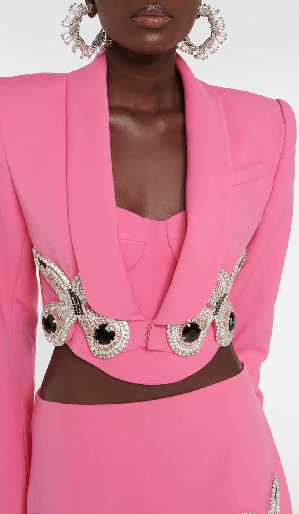 7a8ab1bc332b096b35a11fde7b359a82.jpeg Fashionslee Women Bow Embellished Crysta Two Piece Set
