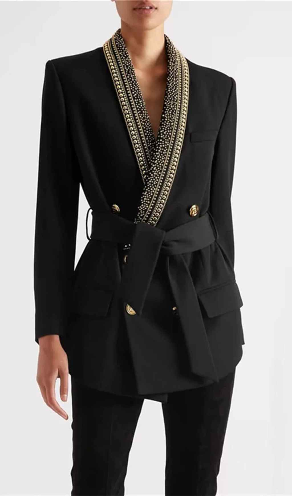 7aa4b8747356865ca5bb47929ed2bca1.png Fashionslee Women Hazel Embellished Blazer