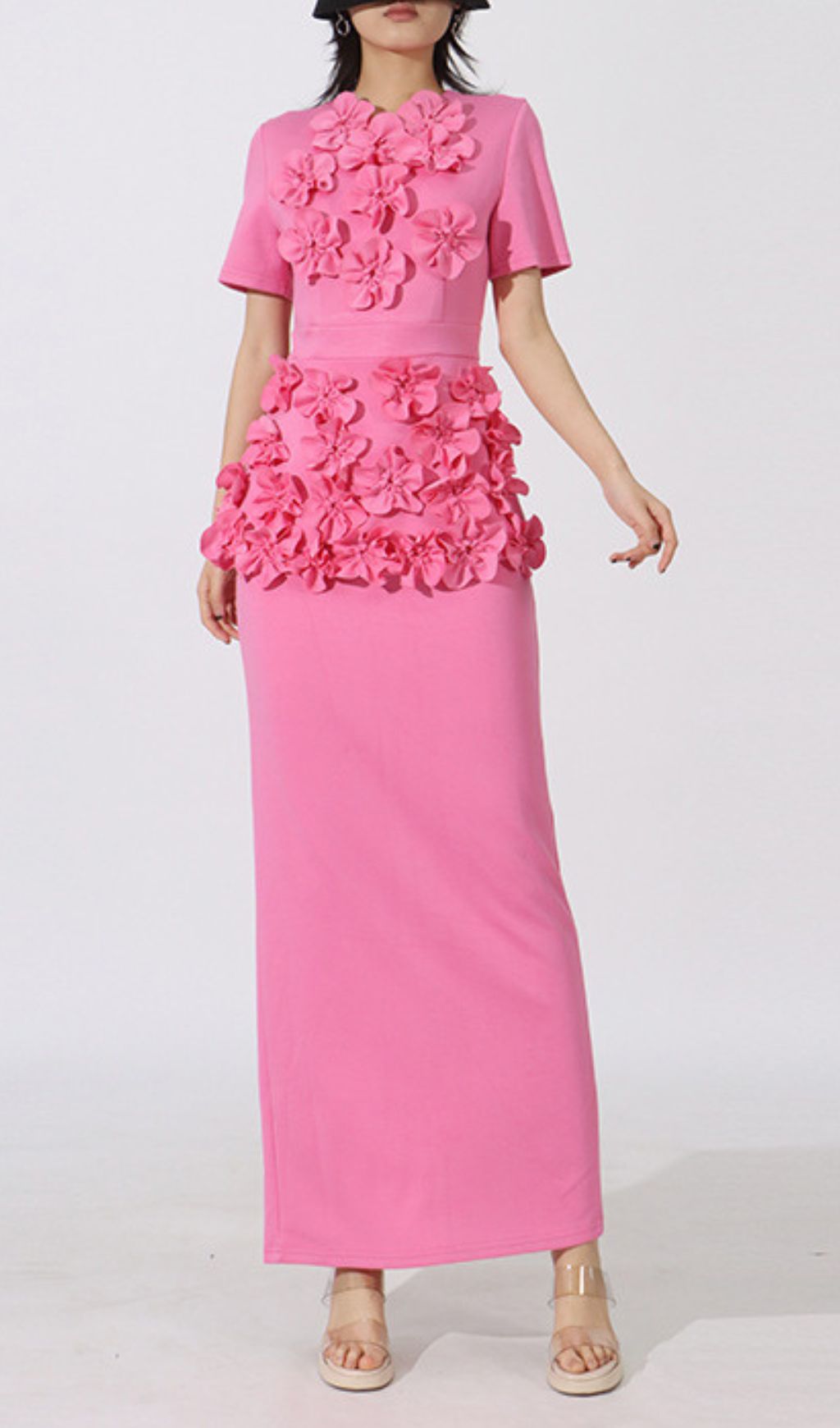 7b6b471a8009f35c68d9441a155de7d8.jpg Fashionslee Women Delma Pink Flower Two-Piece Set