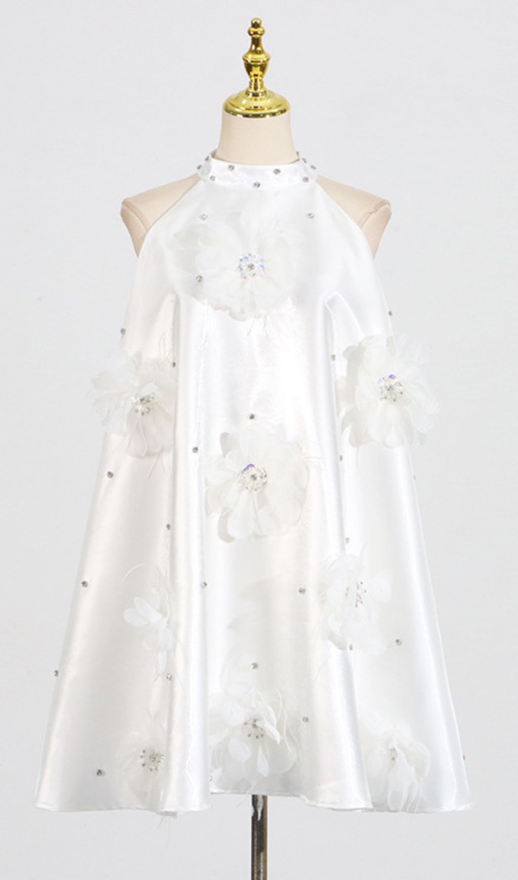 7b8975f3a8cccbf276df2c4102f508ea.jpg Fashionslee Women Dusty Halter Flower Mini Dress