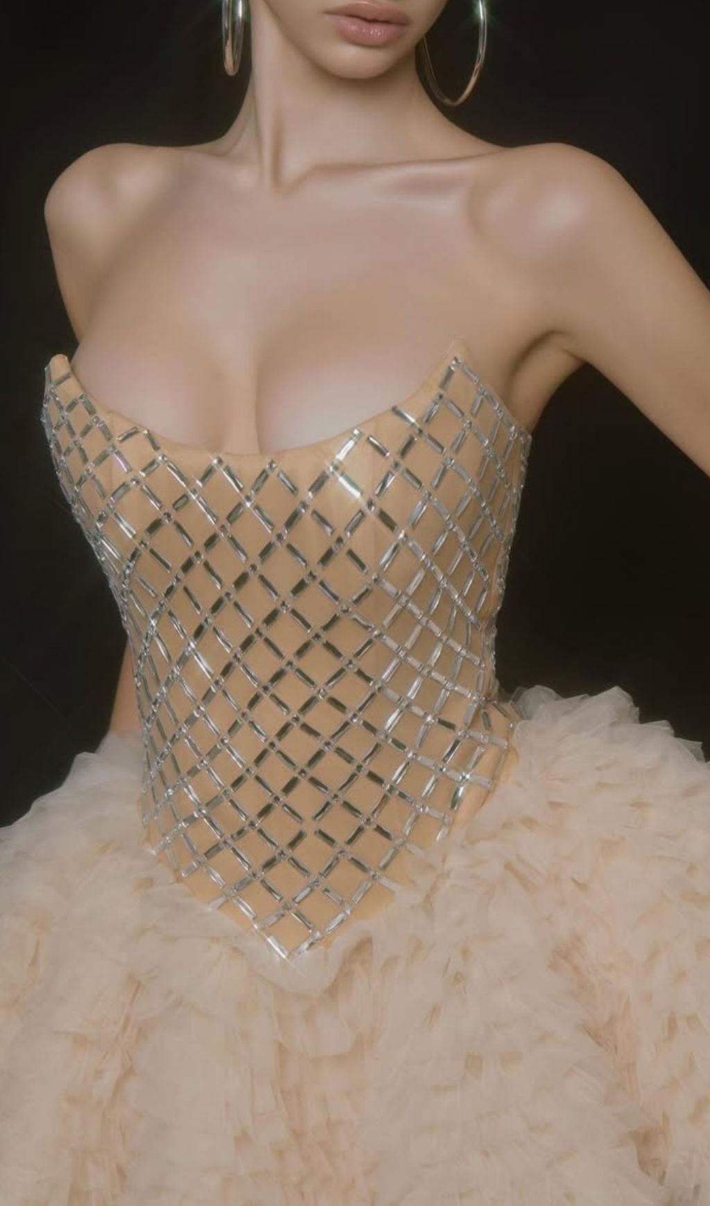 STRAPLESS CRYSTAL MESH MINI DRESS – VIRAL PARTY MUST-HAVE - OWNCI STRAPLESS CRYSTAL MESH MINI DRESS – VIRAL PARTY MUST-HAVE - OWNCI