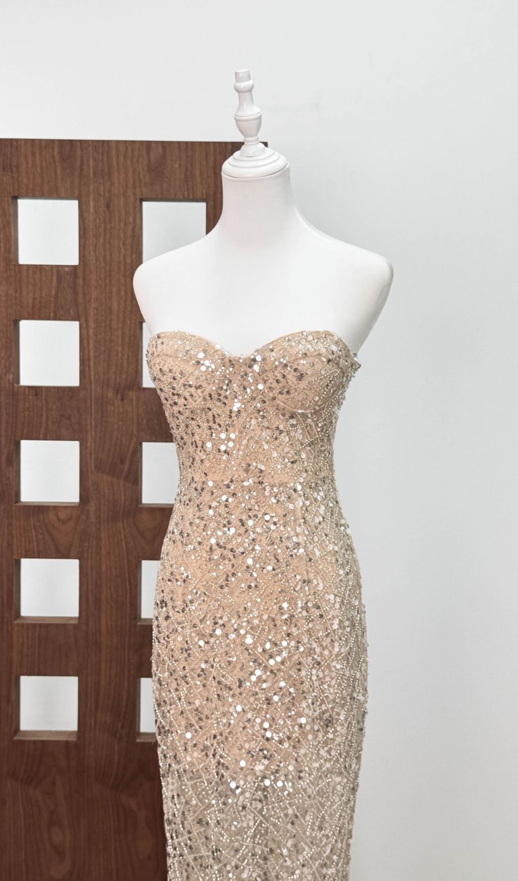 7cef1934f9d52bcbea6f701a00d95035.jpg Fashionslee Women Jair Strapless Sequin Gown