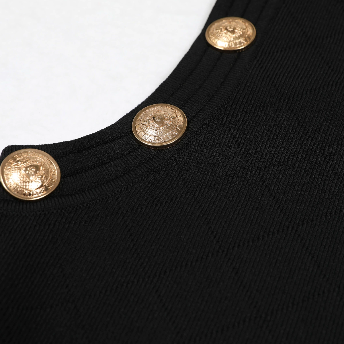 7d179543a11919da43235fb7a412555f.webp Fashionslee Women Kimber Black Sleeveless Knit Mini Dress