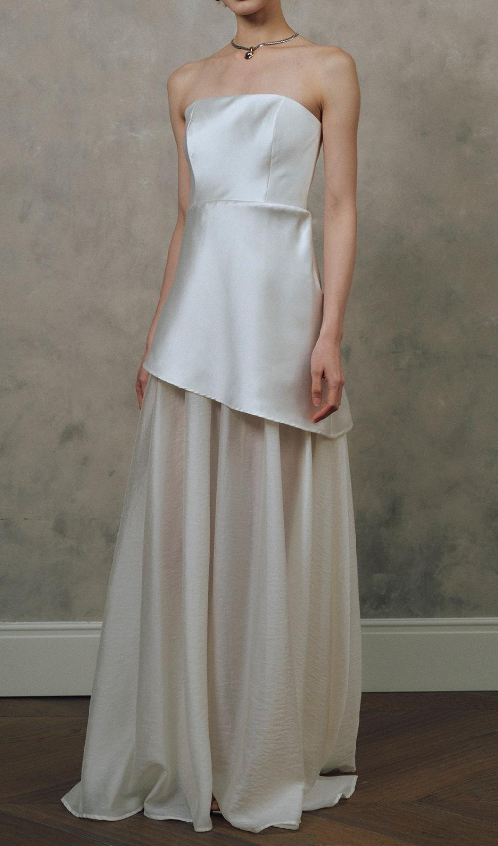 7d4be7f2cef9e60da23b1ef0424c20fb.png Fashionslee Women Giana Strapless Patchwork Maxi Dress
