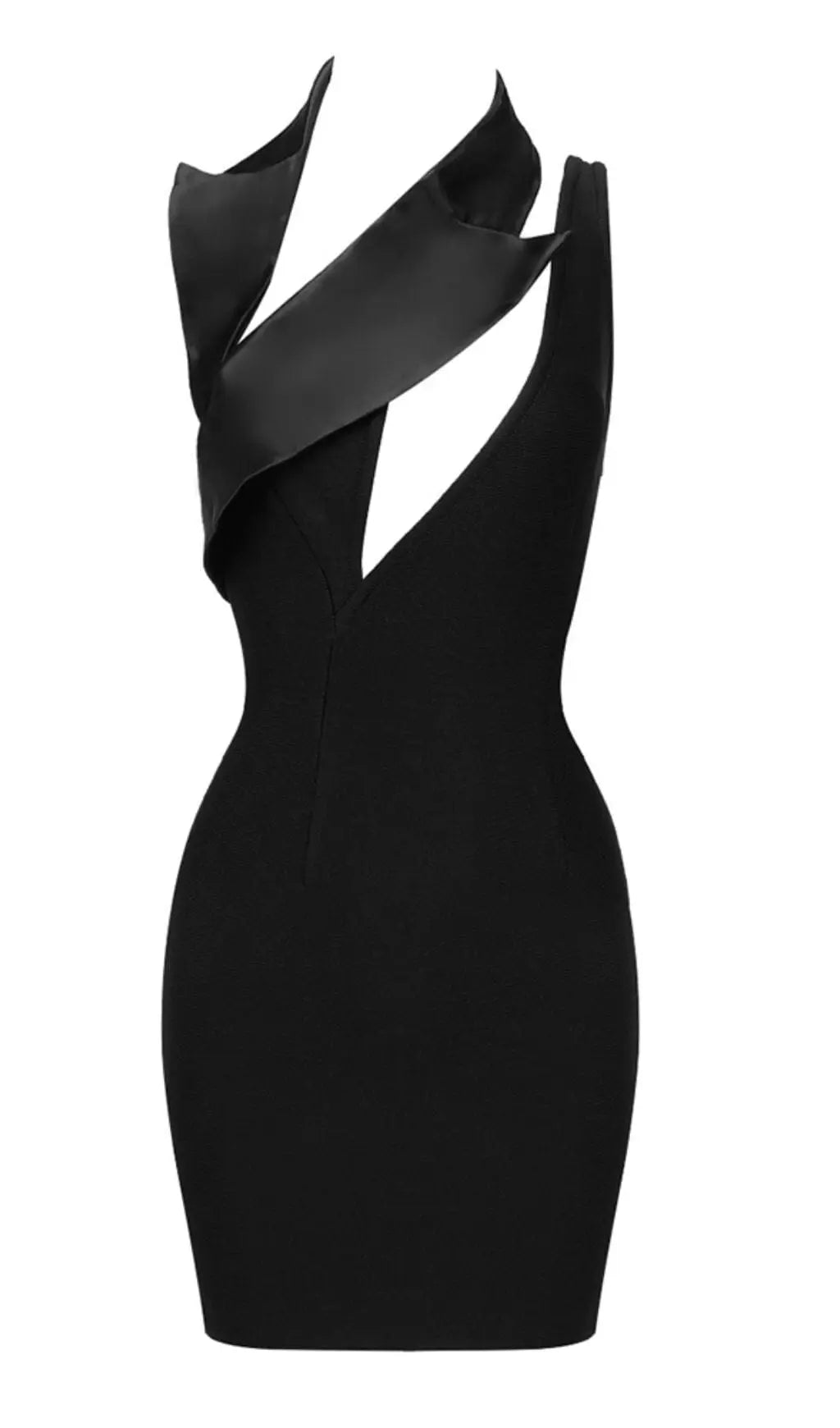 7da505a57270cdd57bd64cc4fde0307a.jpeg Fashionslee Women Cut Out Asymmetric Mini Dress In Black
