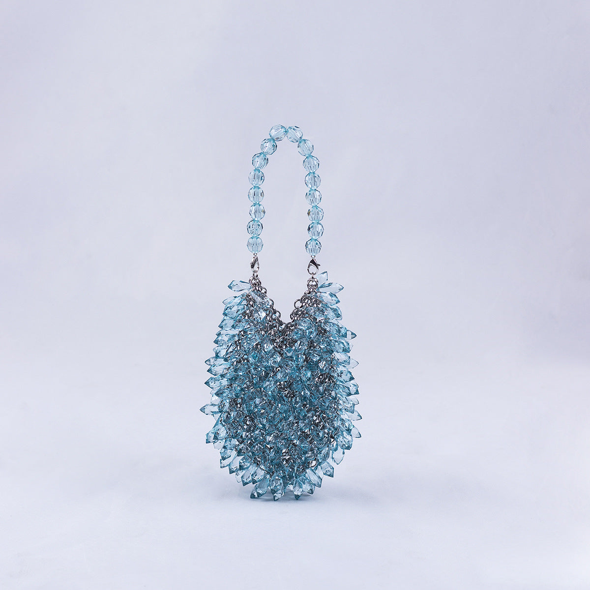 Fashionslee Women Drip Rhinestone Mini Clutch