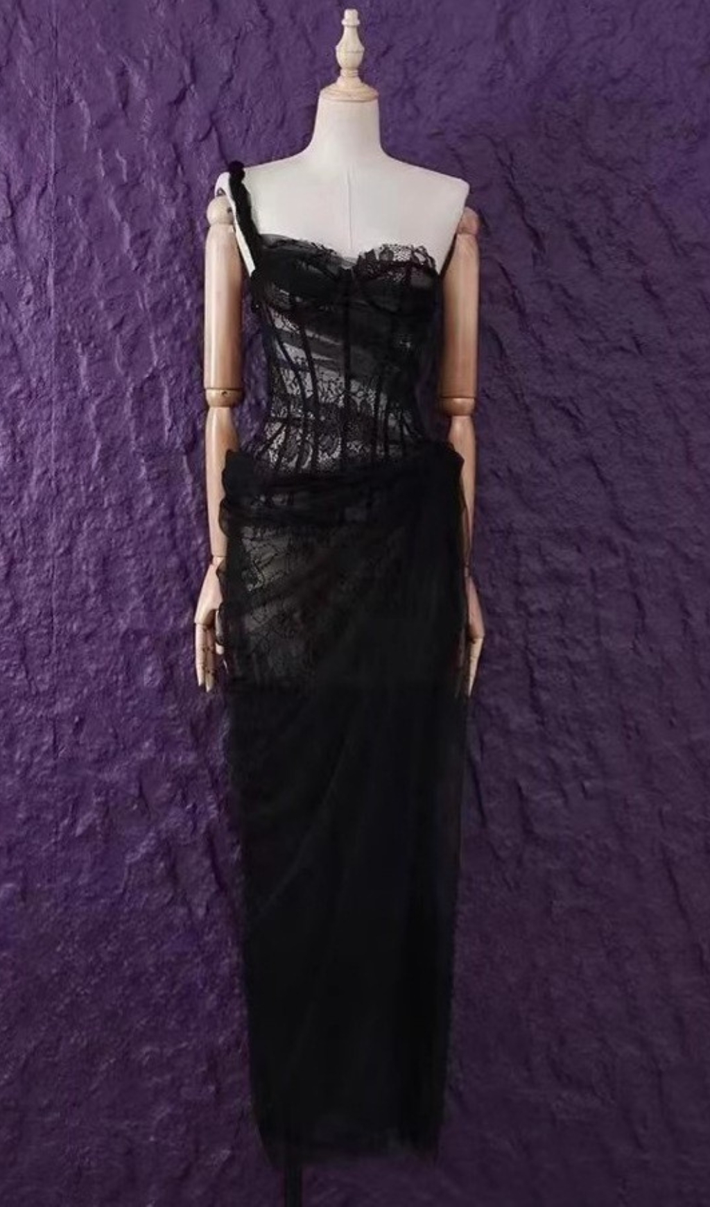 7ddadd524d97453213e2a1bcd3cd31fc.jpg Fashionslee Women Anandi Mesh Corset Maxi Dress