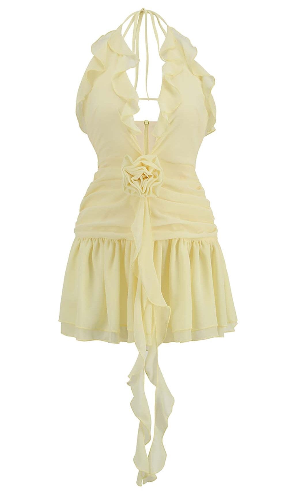 7e165435f0d70e30a5a9a900e9d634da.jpeg Fashionslee Women 3D Flower Mesh Irregular Mini Dress