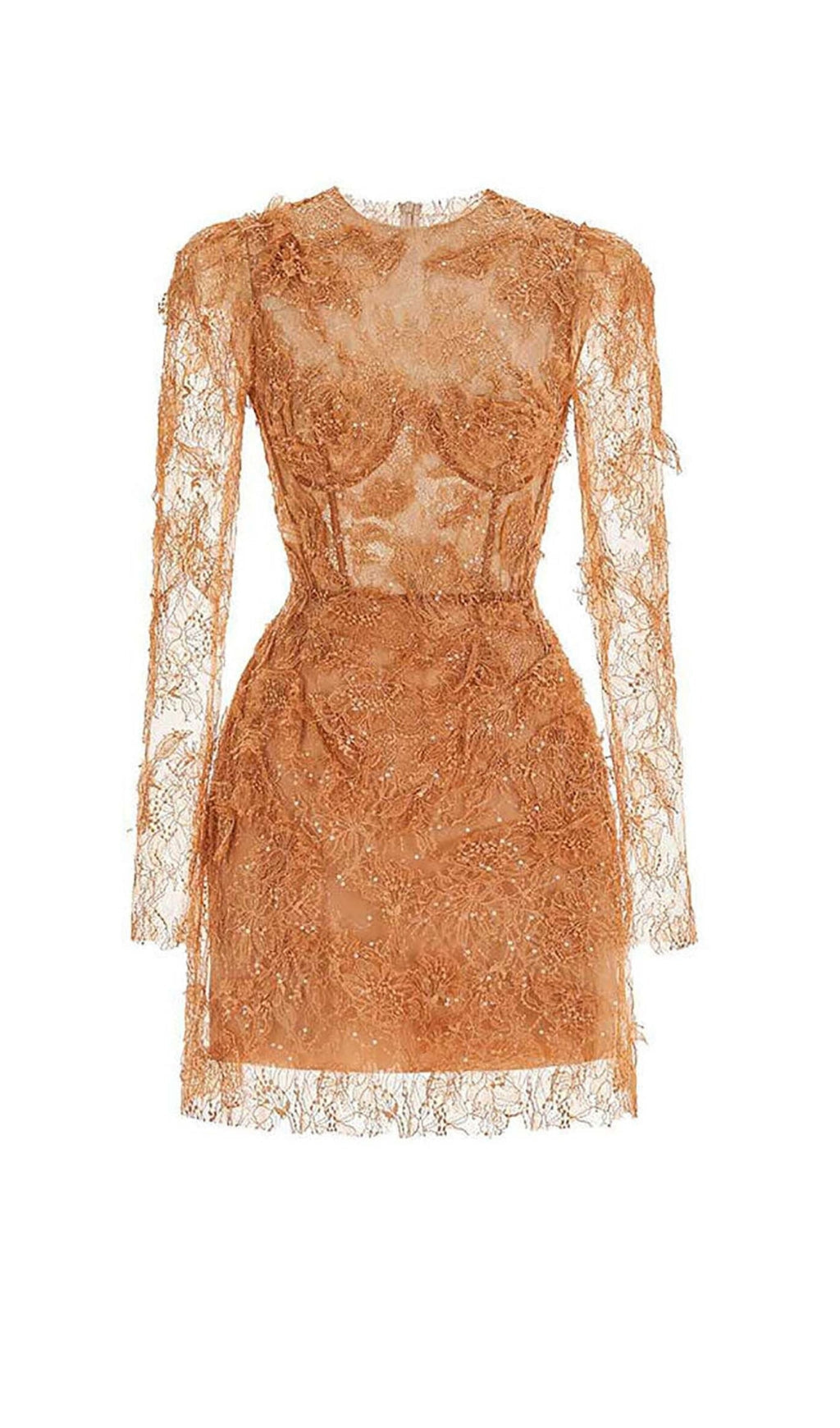 7f05b5d30db21739ee2879040a005d48.jpeg Fashionslee Women Floral And Ramage Embroidery Midi Dress In Brown