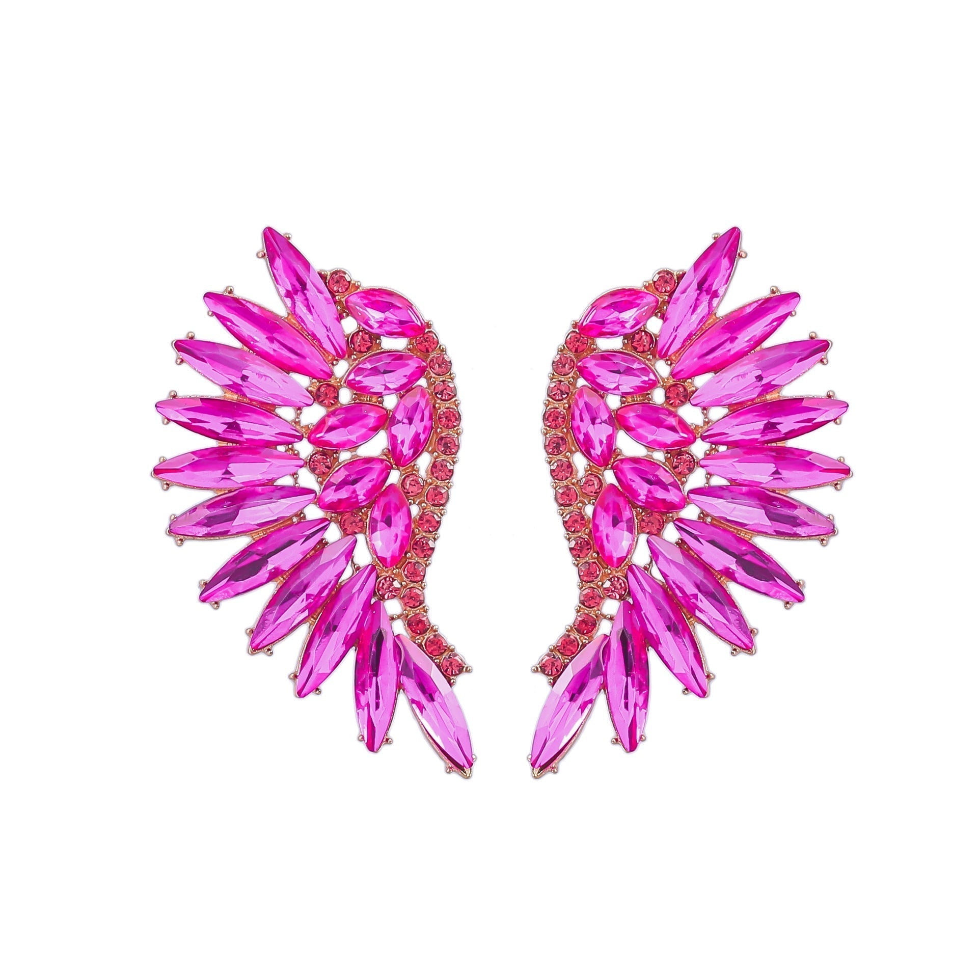 7f6039c4e5980abeaf929b08008119ff.jpeg Fashionslee Women Rainbow Rhinestone Earrings