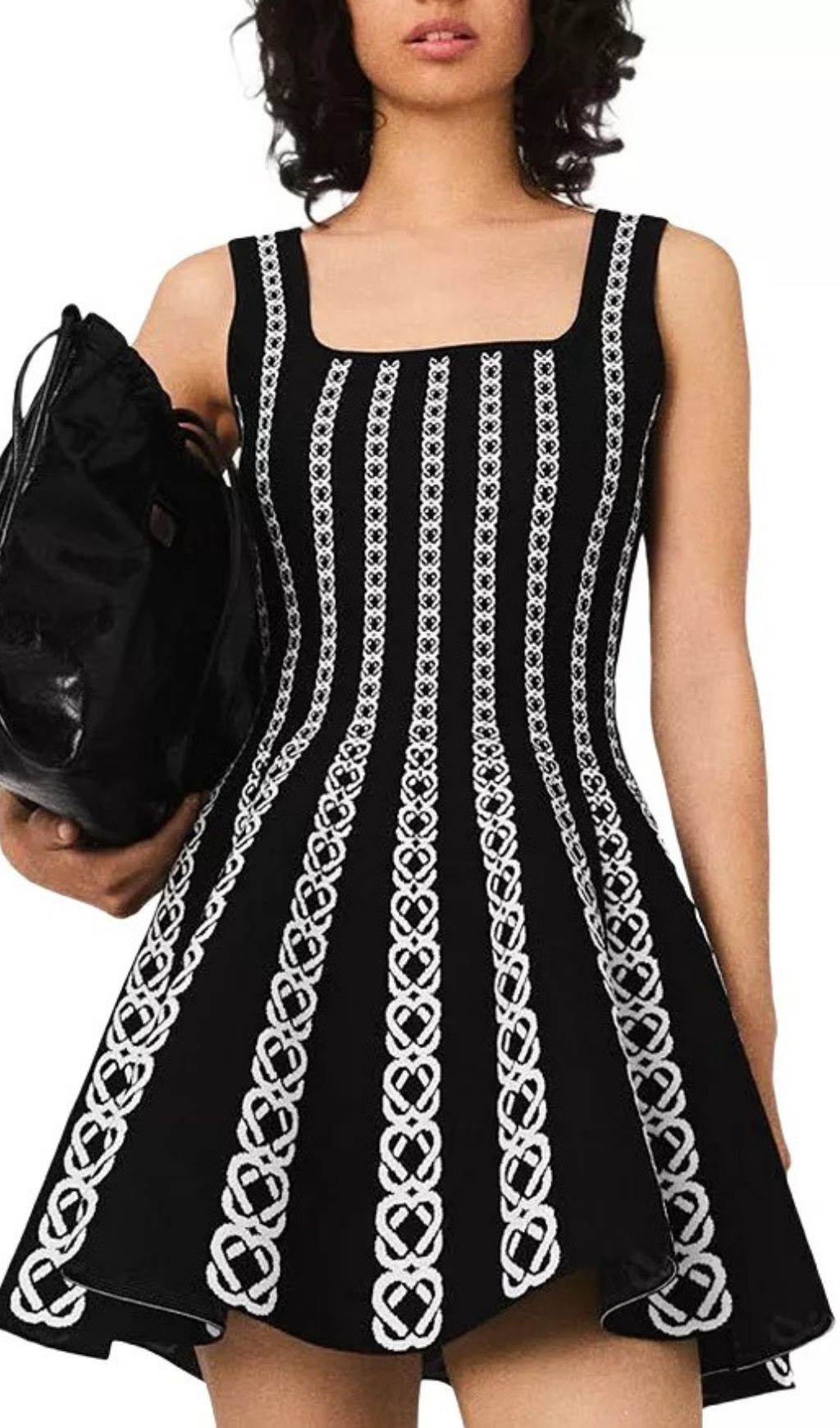 7f7006f013f5f0ffc626e4630b917a4b.jpg Fashionslee Women Russel Jacquard Mini Dress