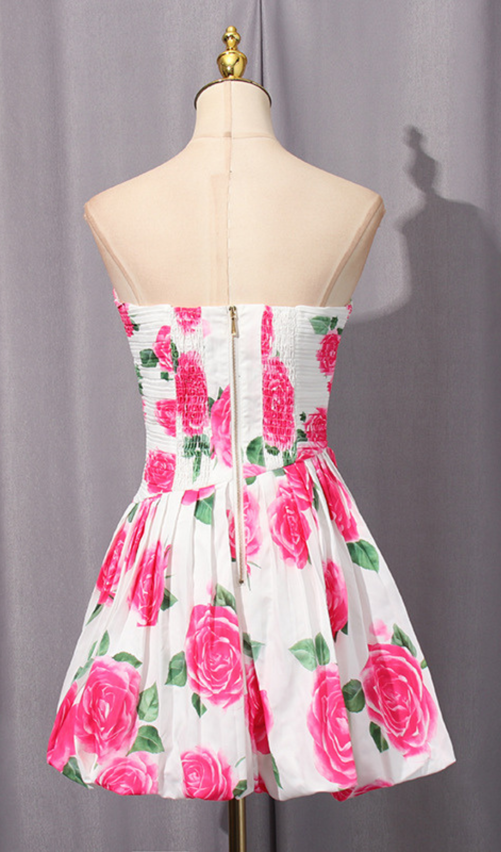 7f962cf95a2f00a7e6ebec6a1216e4aa.png Fashionslee Women Heloise Strapless Flower Mini Dress