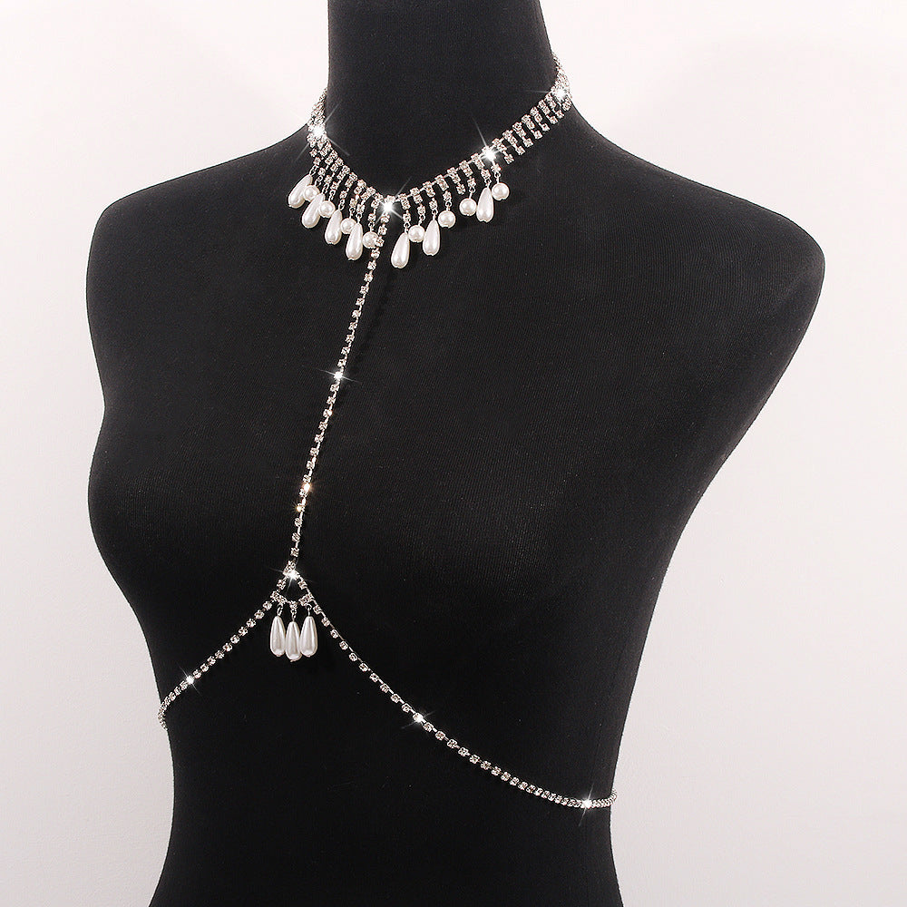 TRENDING PEARL BODY CHAIN AESTHETIC - OWNCI TRENDING PEARL BODY CHAIN AESTHETIC - OWNCI