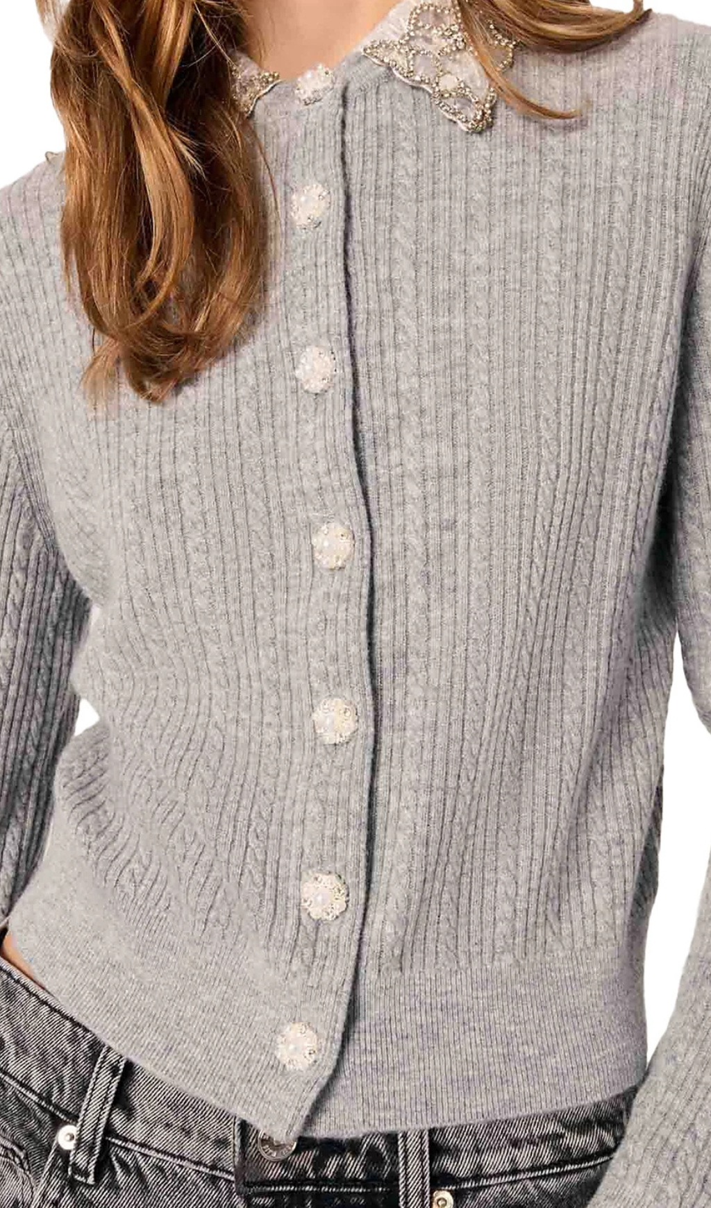 8015573eb5818dce52141587c38f4b25.jpg Fashionslee Women Cardigan With Jewelry Collar
