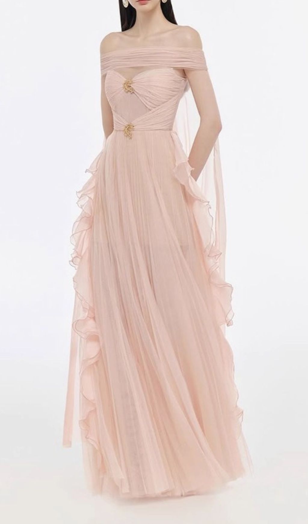 80639a81d1e9b720a2f51d251a1c06b2.jpg Fashionslee Women Johanna Mesh Ruffle Maxi Dress